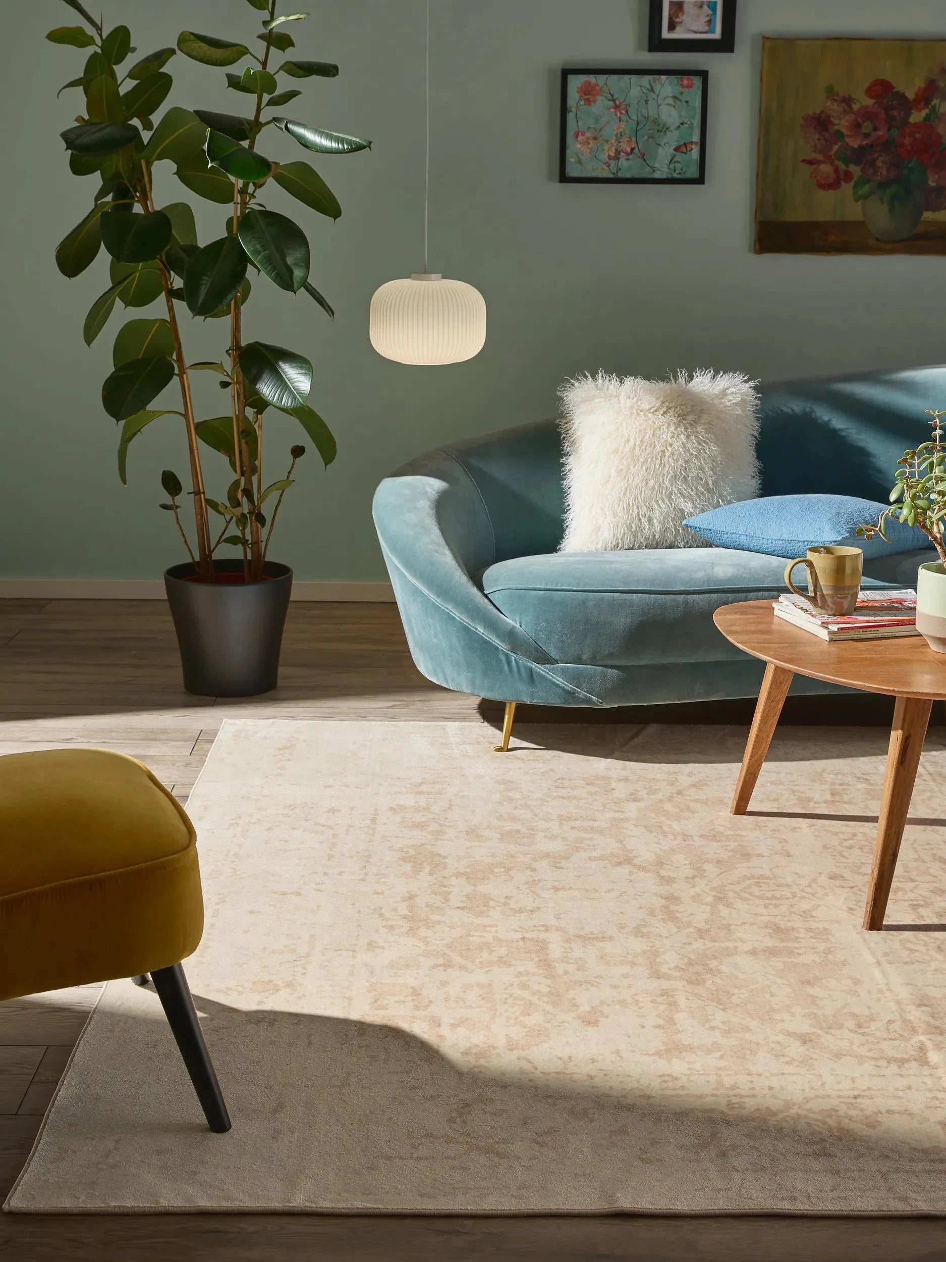 Covor lavabil Miray Beige