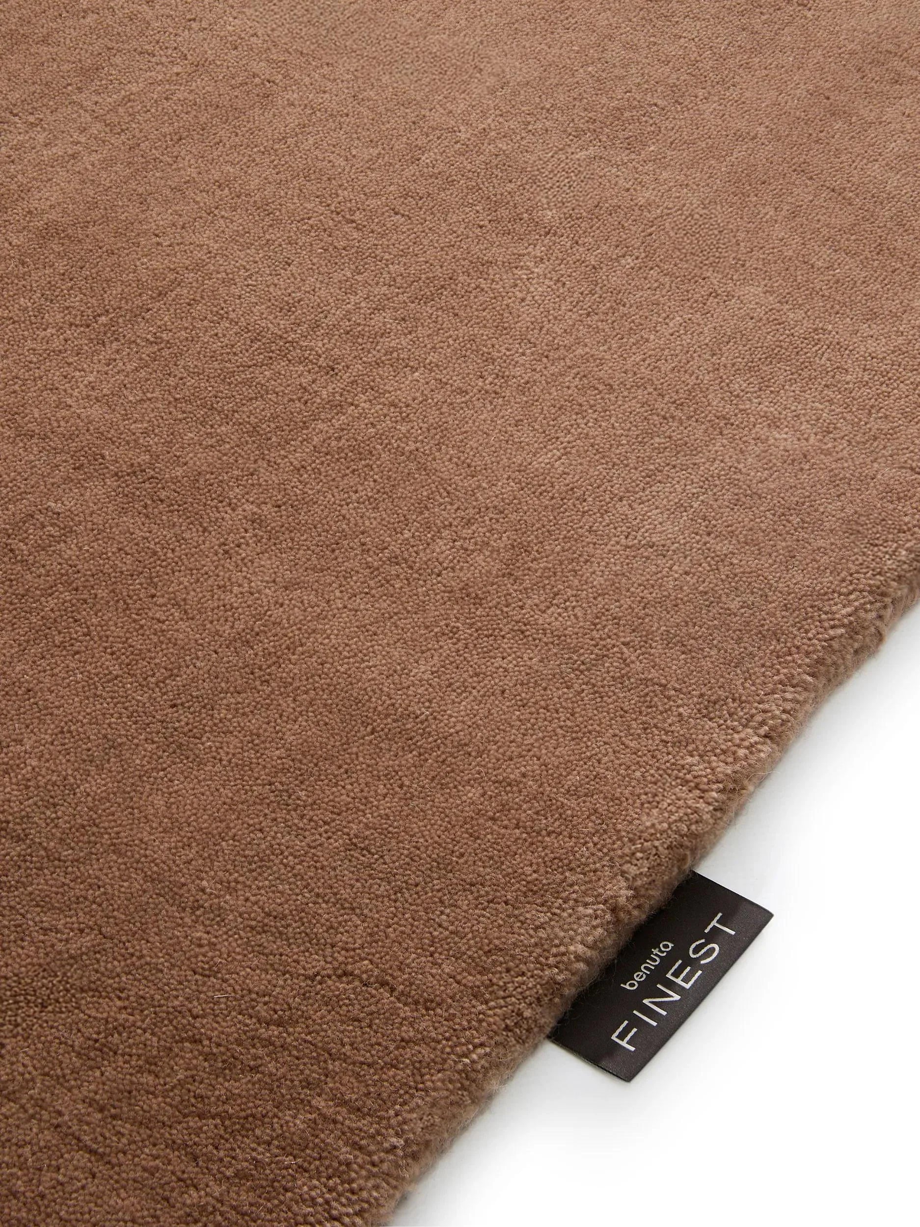Covor de lână Mono Light Brown