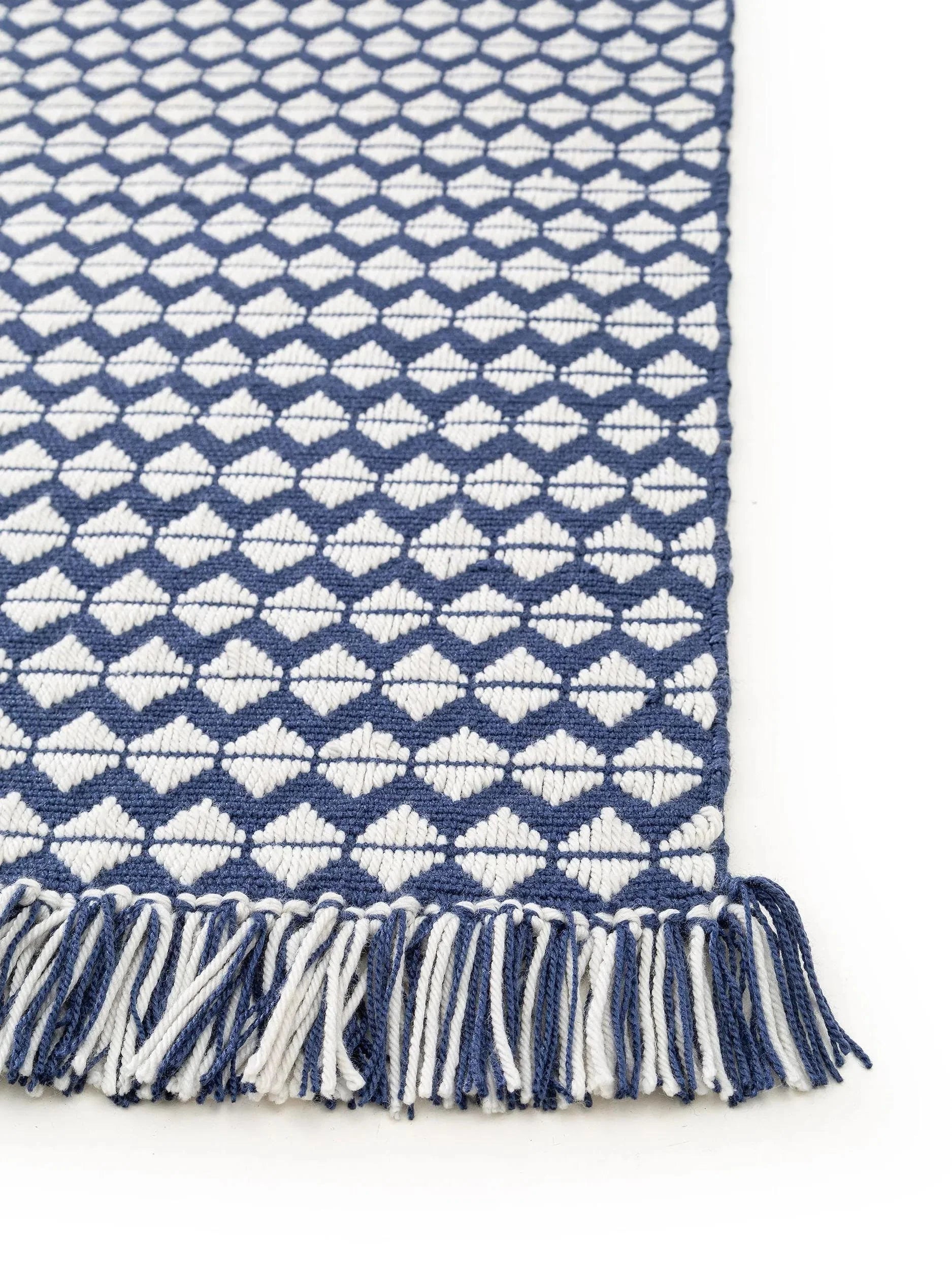 Covor Made From Recycled Material Morty Dark Blue 