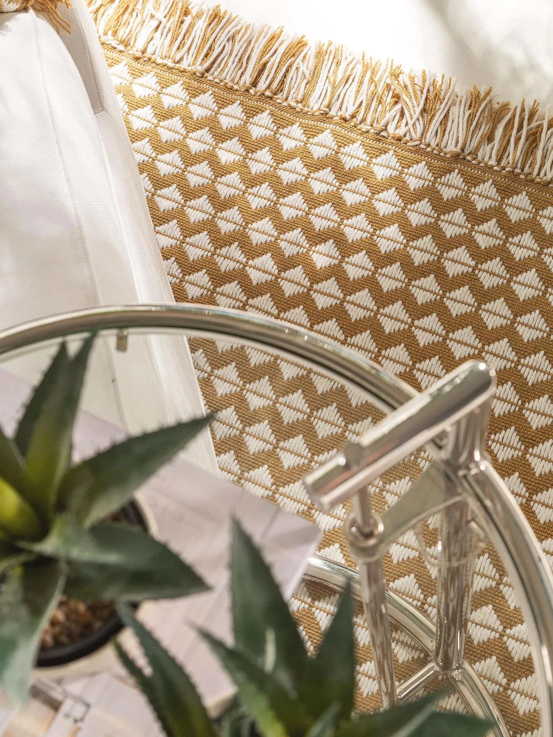 Covor Made From Recycled Material Morty Yellow 
