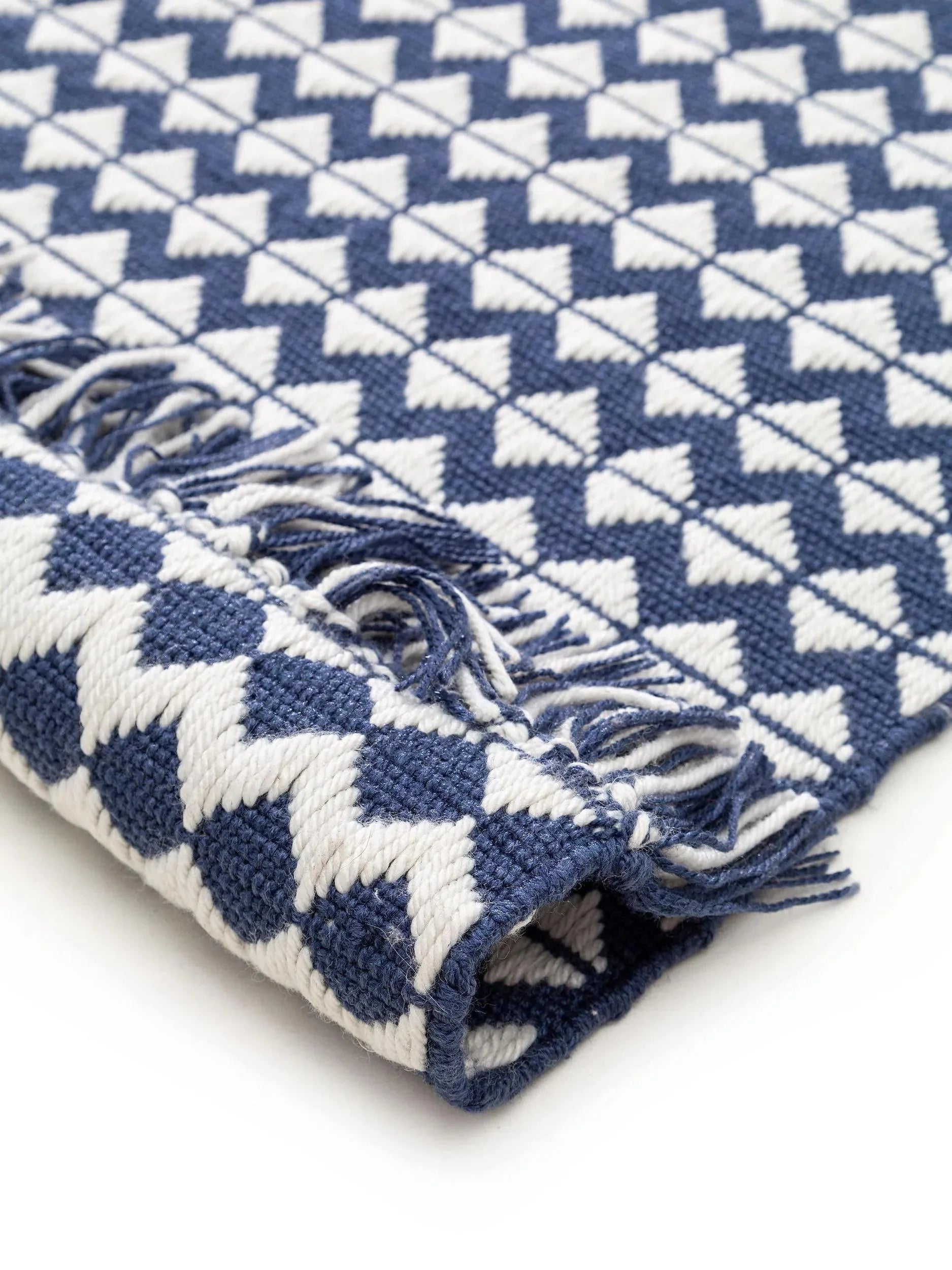 Covor Made From Recycled Material Morty Dark Blue 