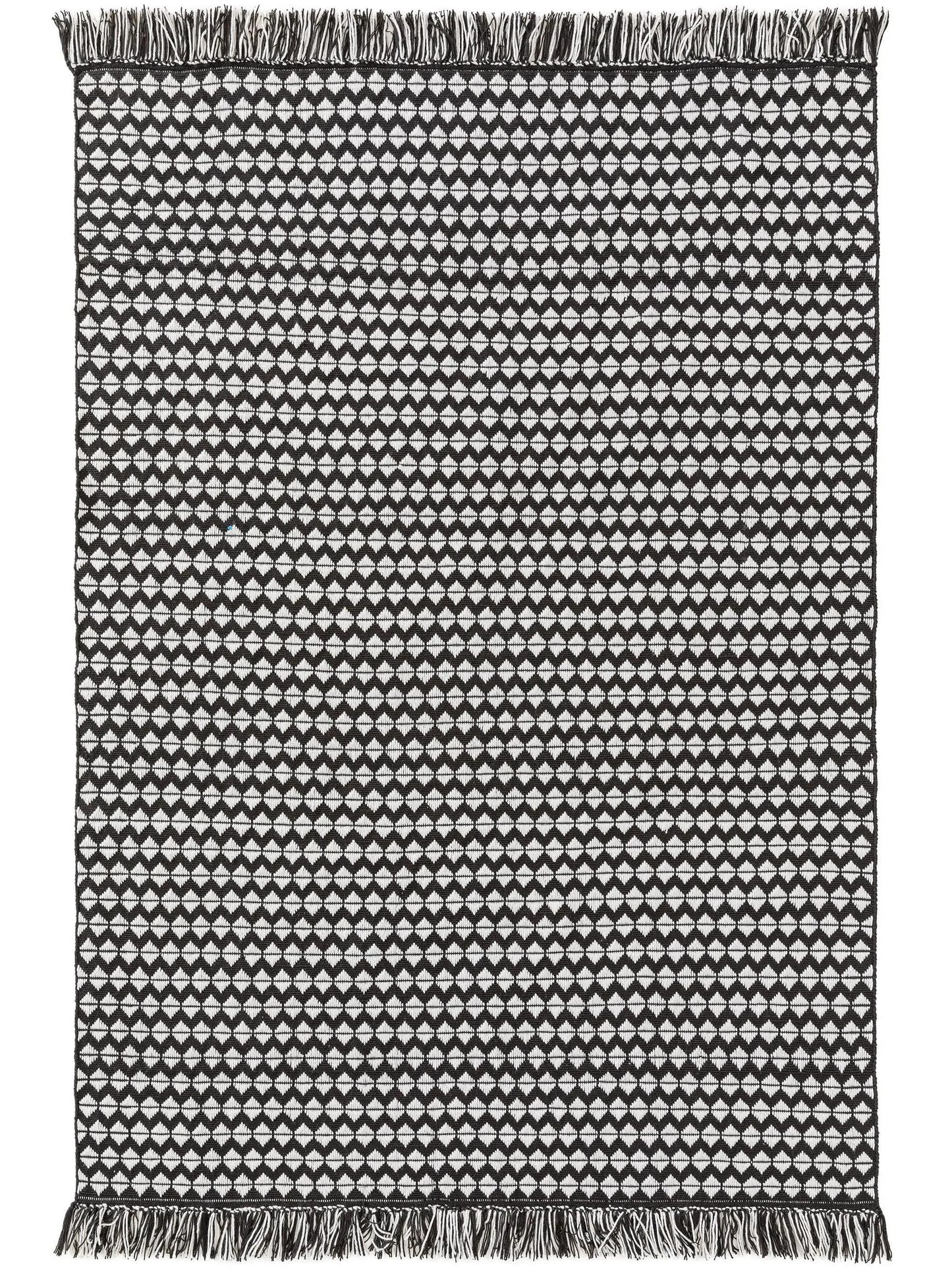 Covor Made From Recycled Material Morty Black/White 