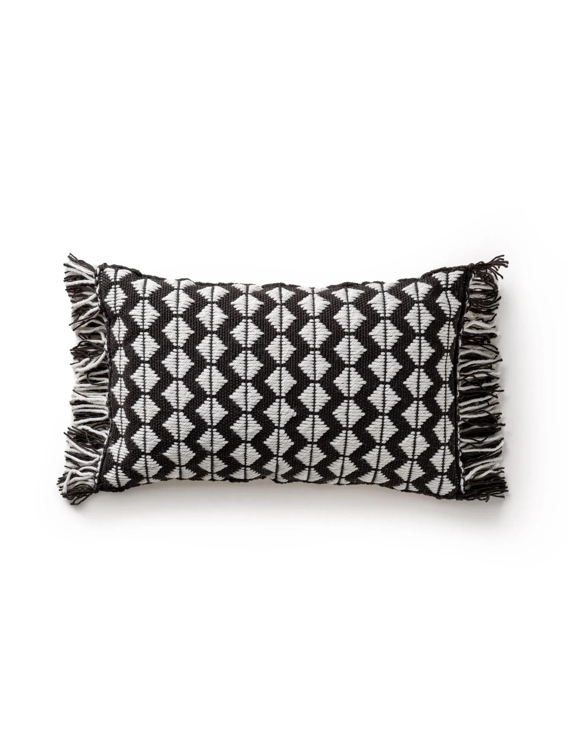 In- & Outdoor Pernă Morty Black/White 