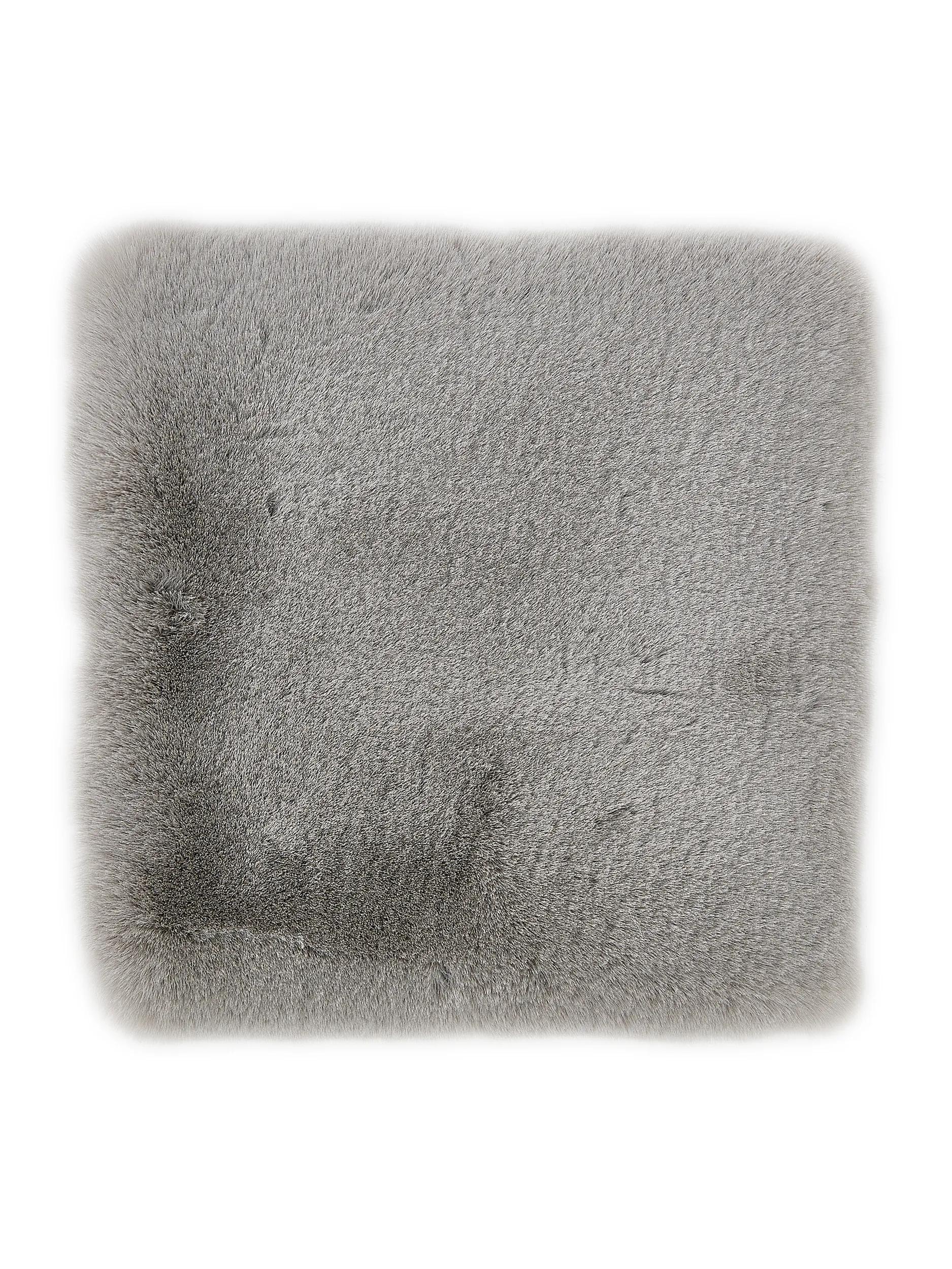 Shaggy Covor rotund Fine Grey