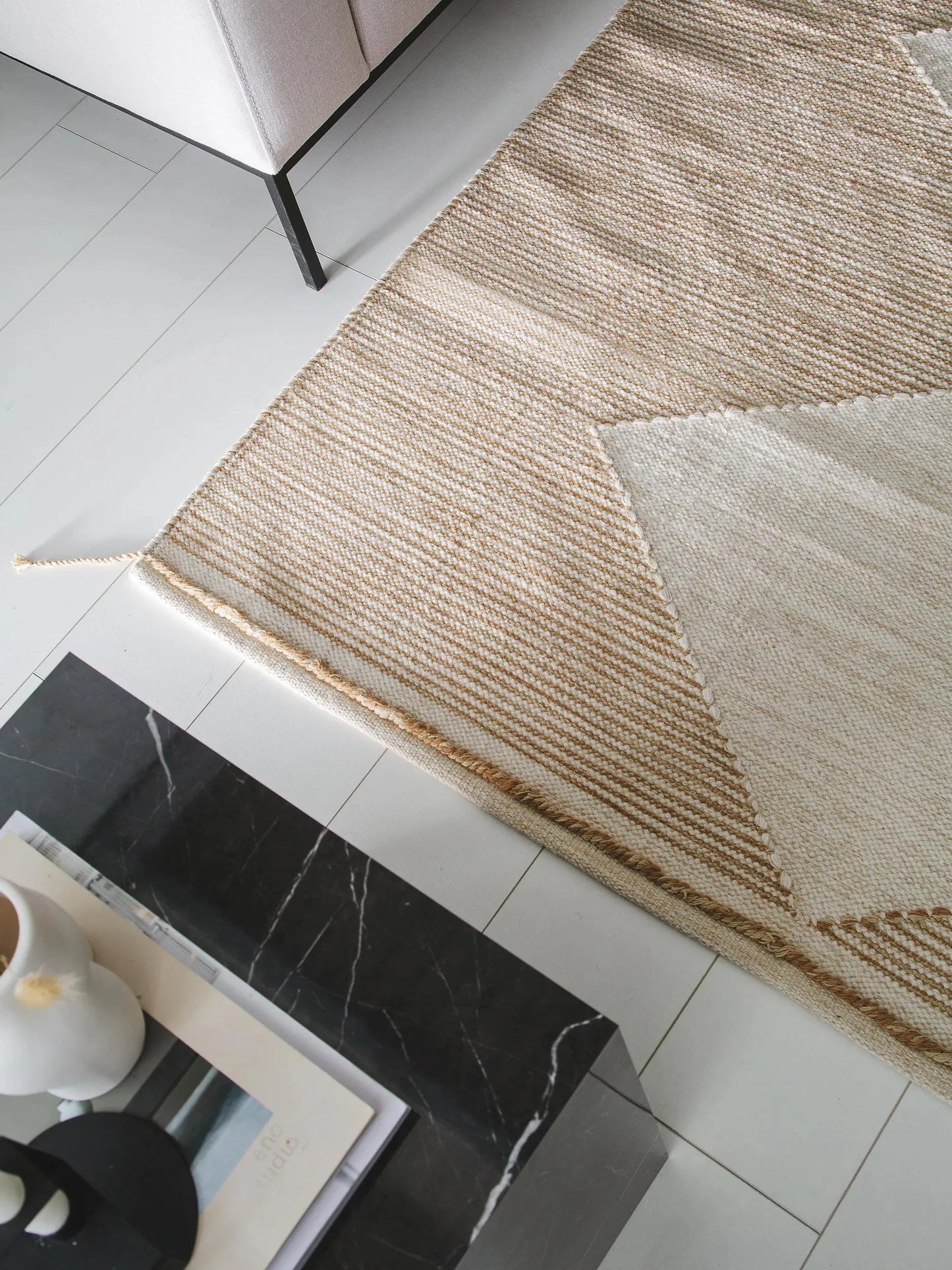 Covor de lână Nahla Beige