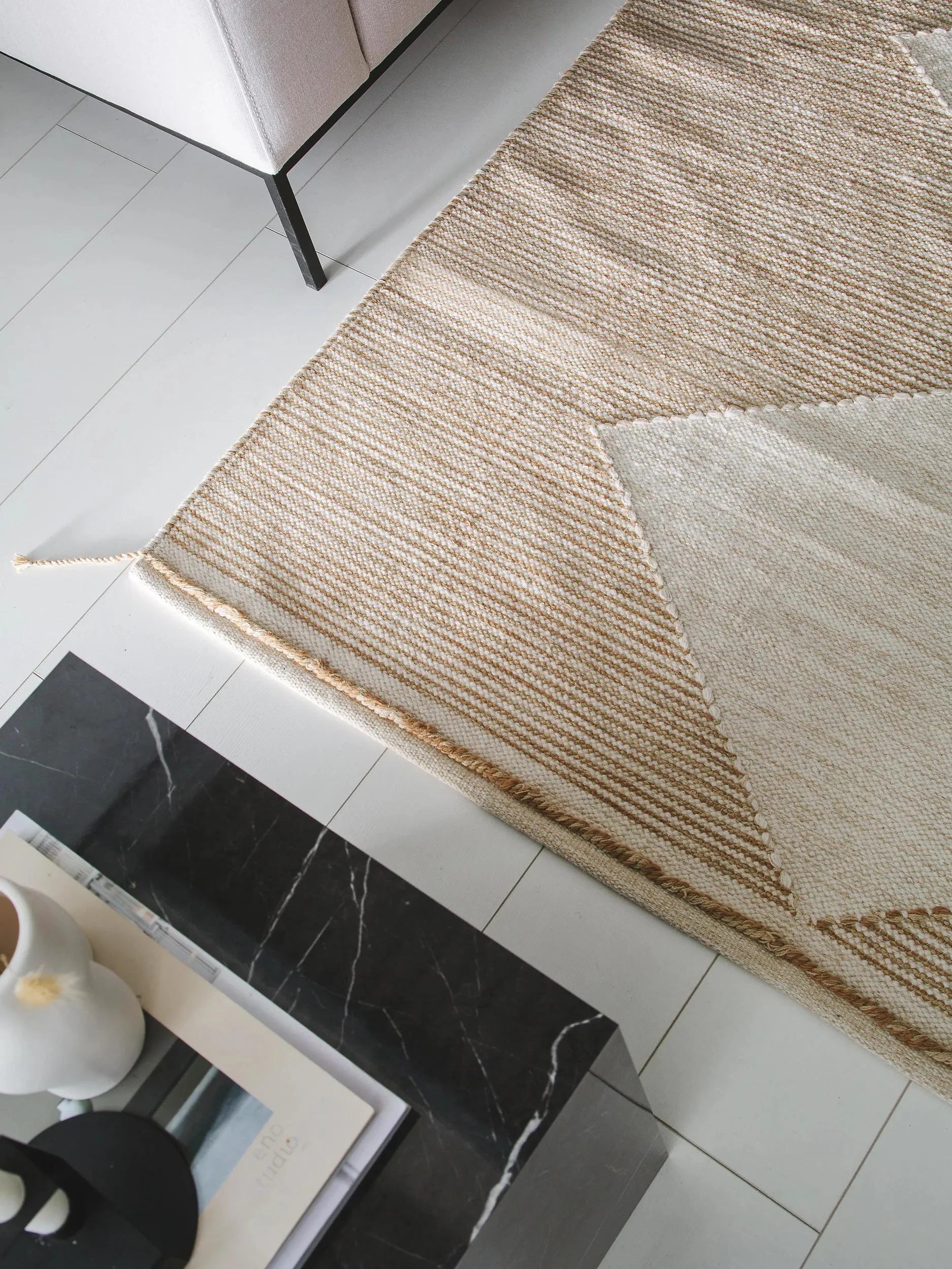 Covor de lână Nahla Beige