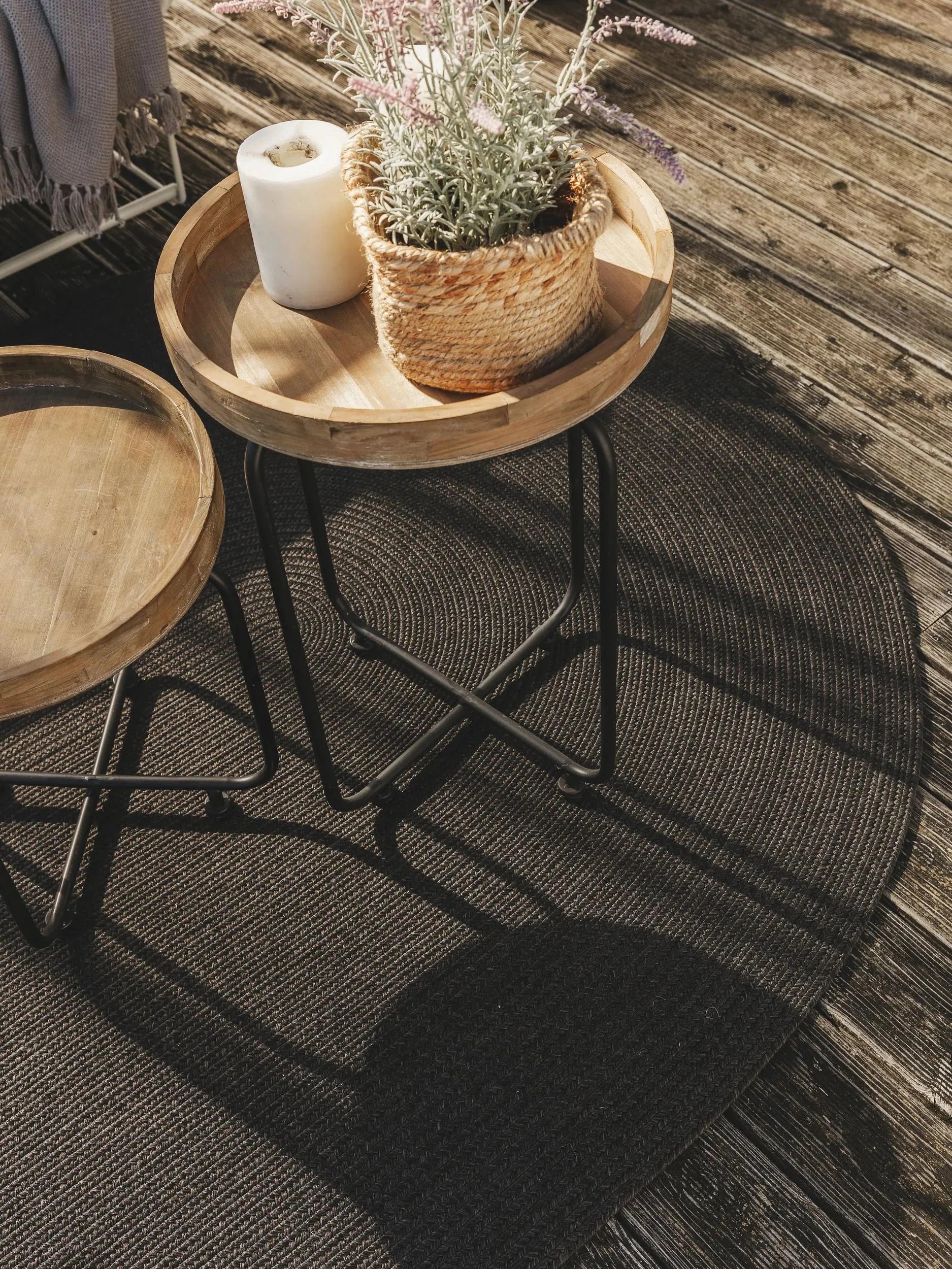 Covor interior/exterior Nandi Black