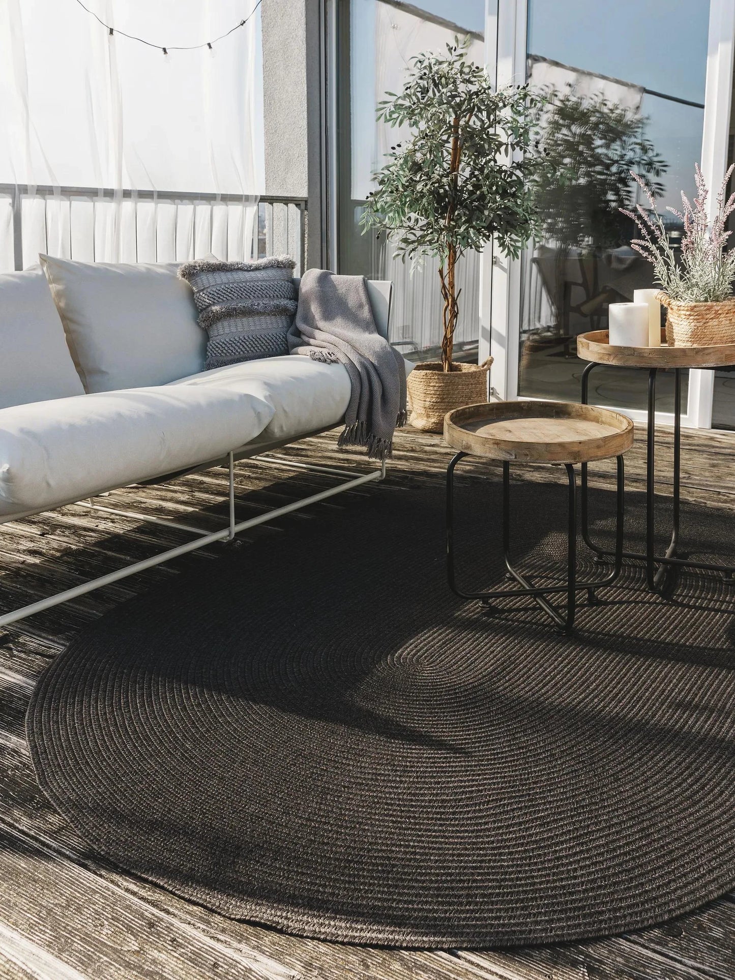 Covor interior/exterior Nandi Black