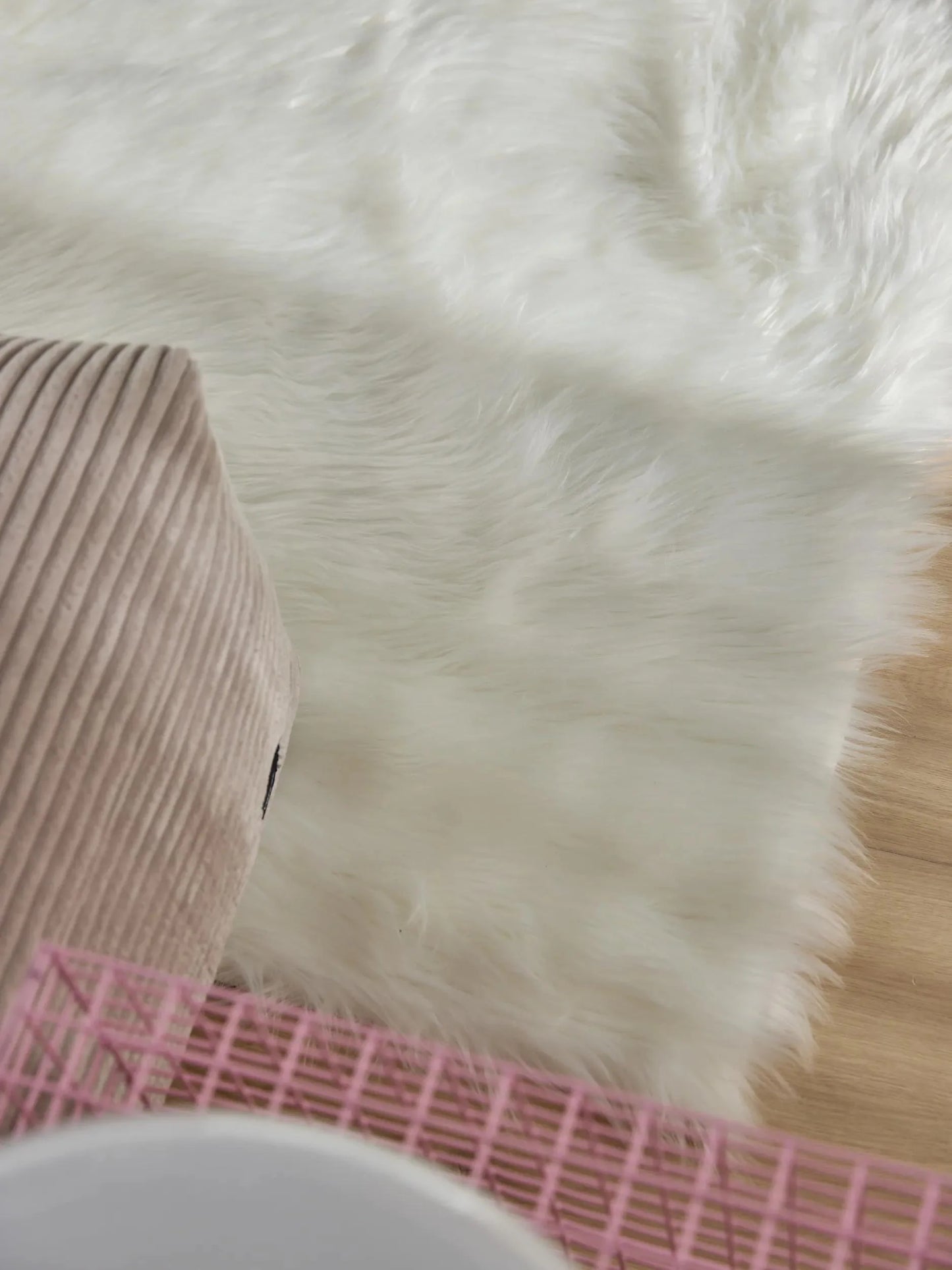 Covor Shaggy lavabil Nanuk White 