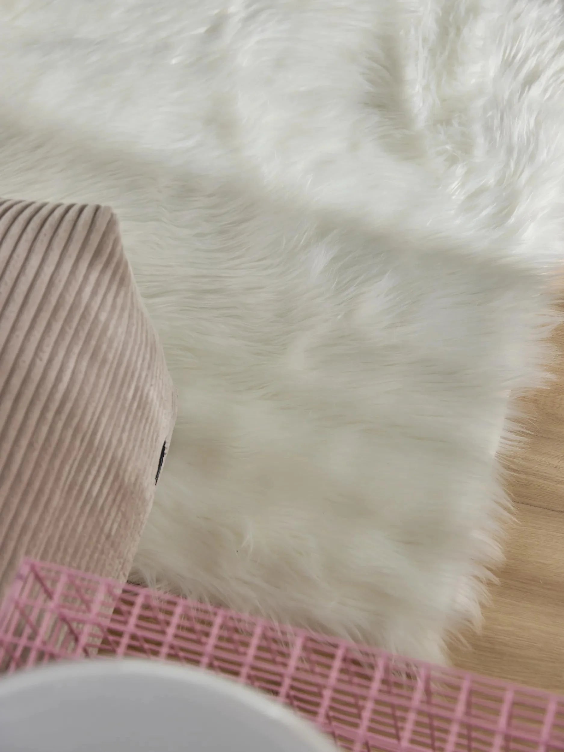 Covor Shaggy lavabil Nanuk White 