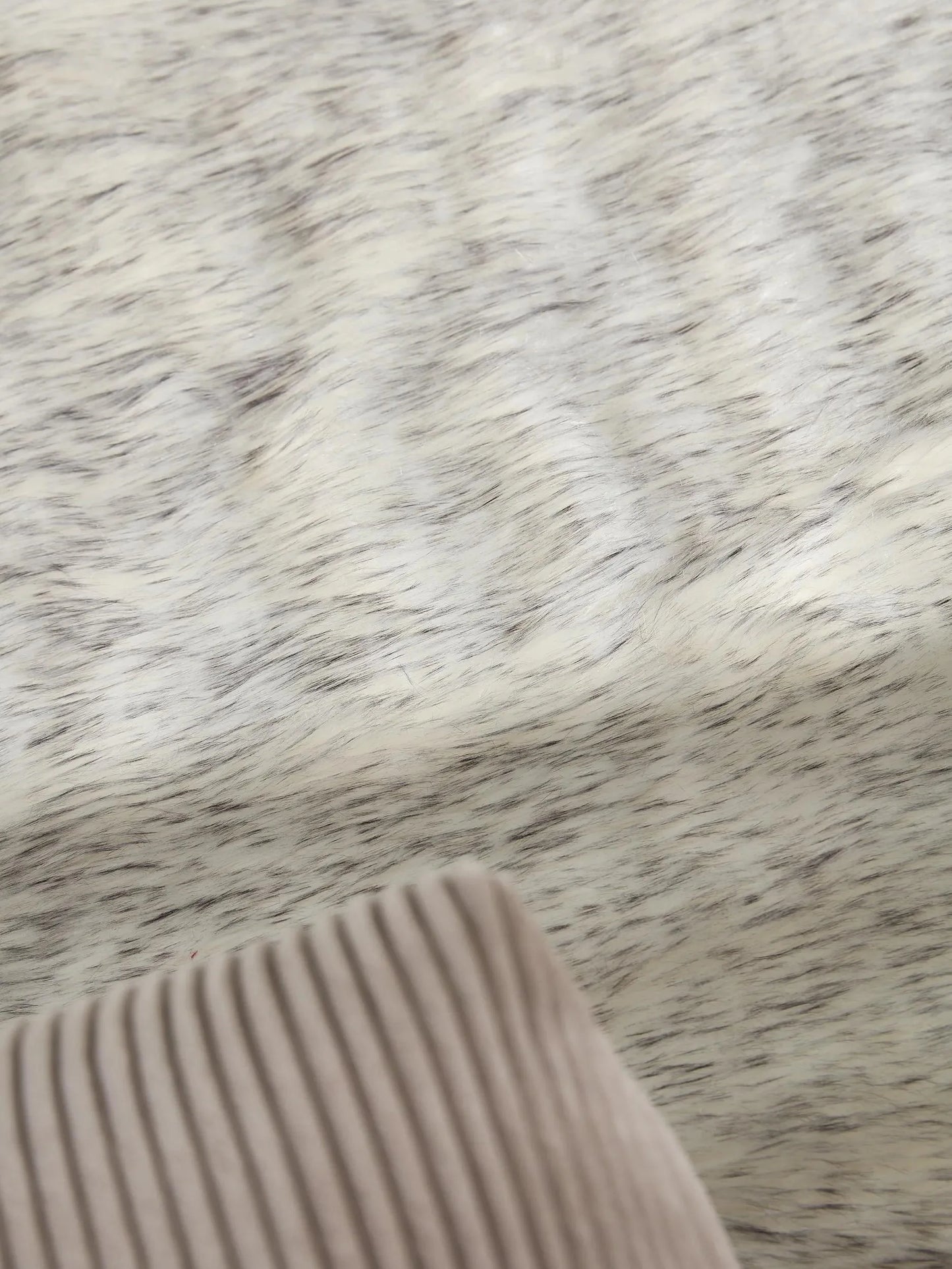 Covor Shaggy lavabil Nanuk Black/White 