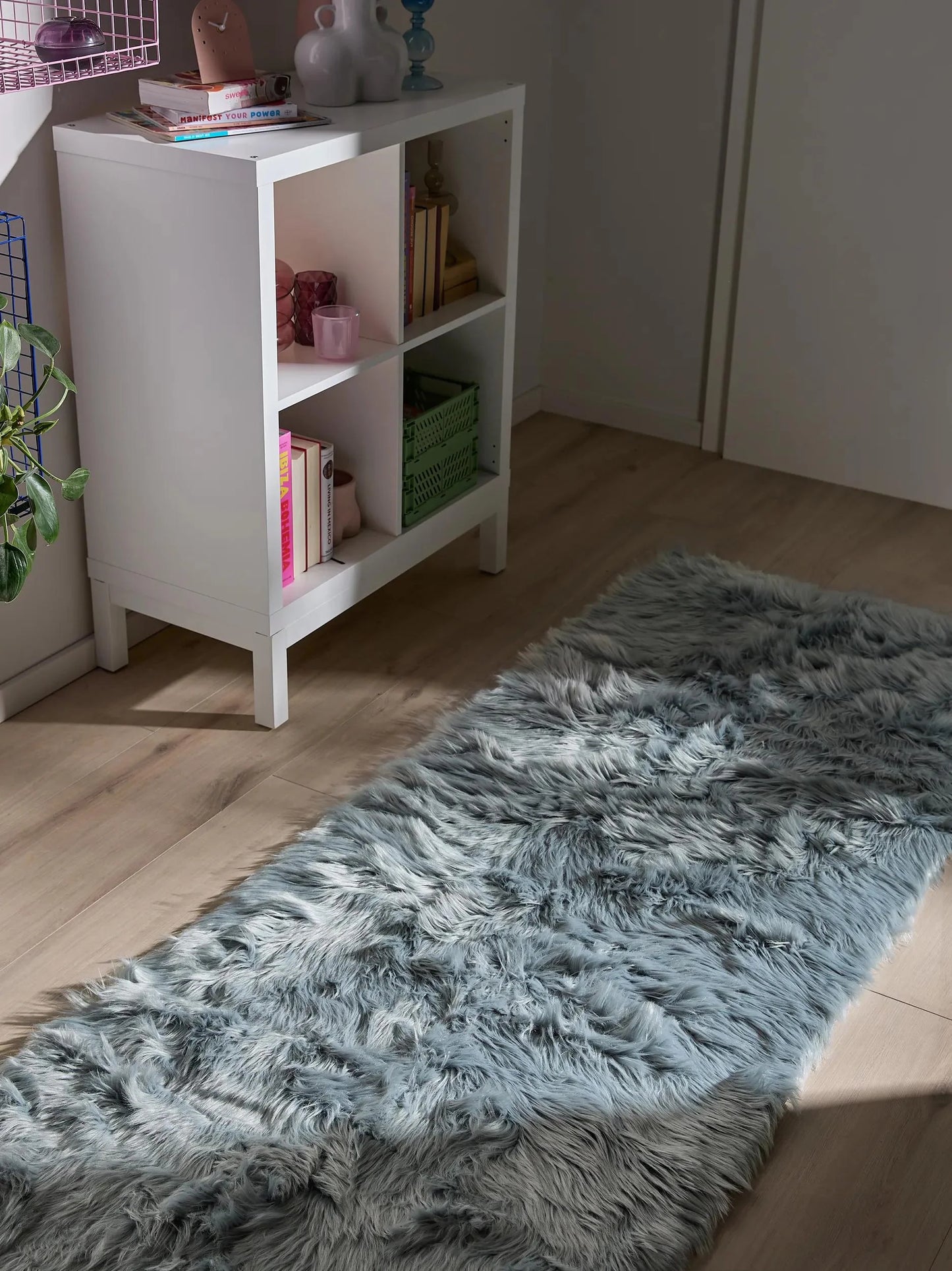 Covor Shaggy lavabil Nanuk Blue 