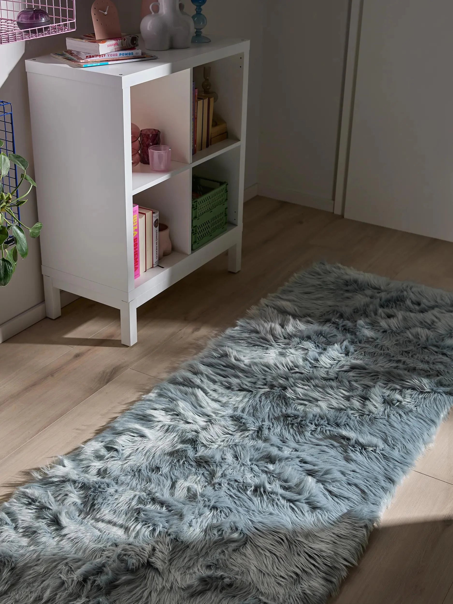 Covor Shaggy lavabil Nanuk Blue 