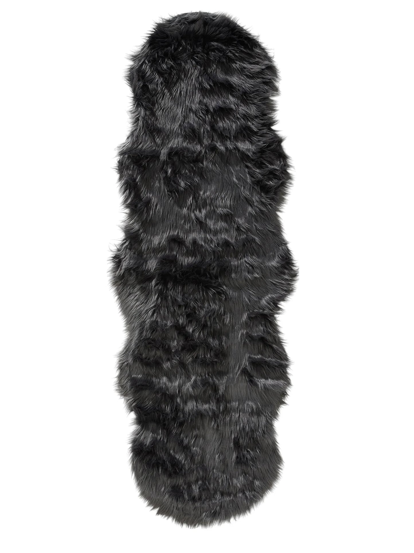 Covor Shaggy lavabil Nanuk Charcoal 