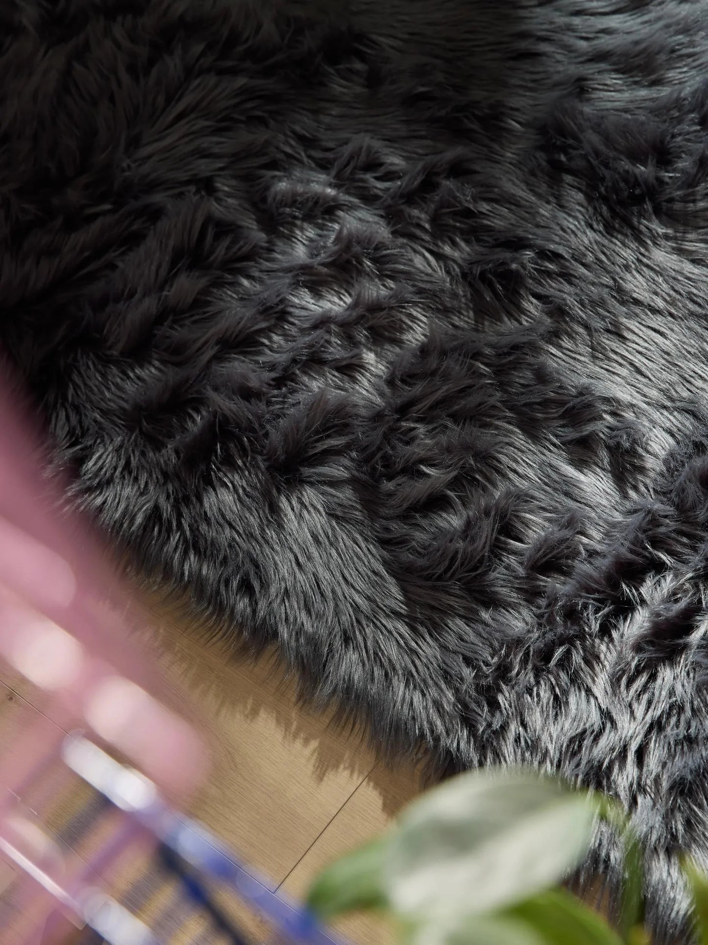 Covor Shaggy lavabil Nanuk Charcoal 