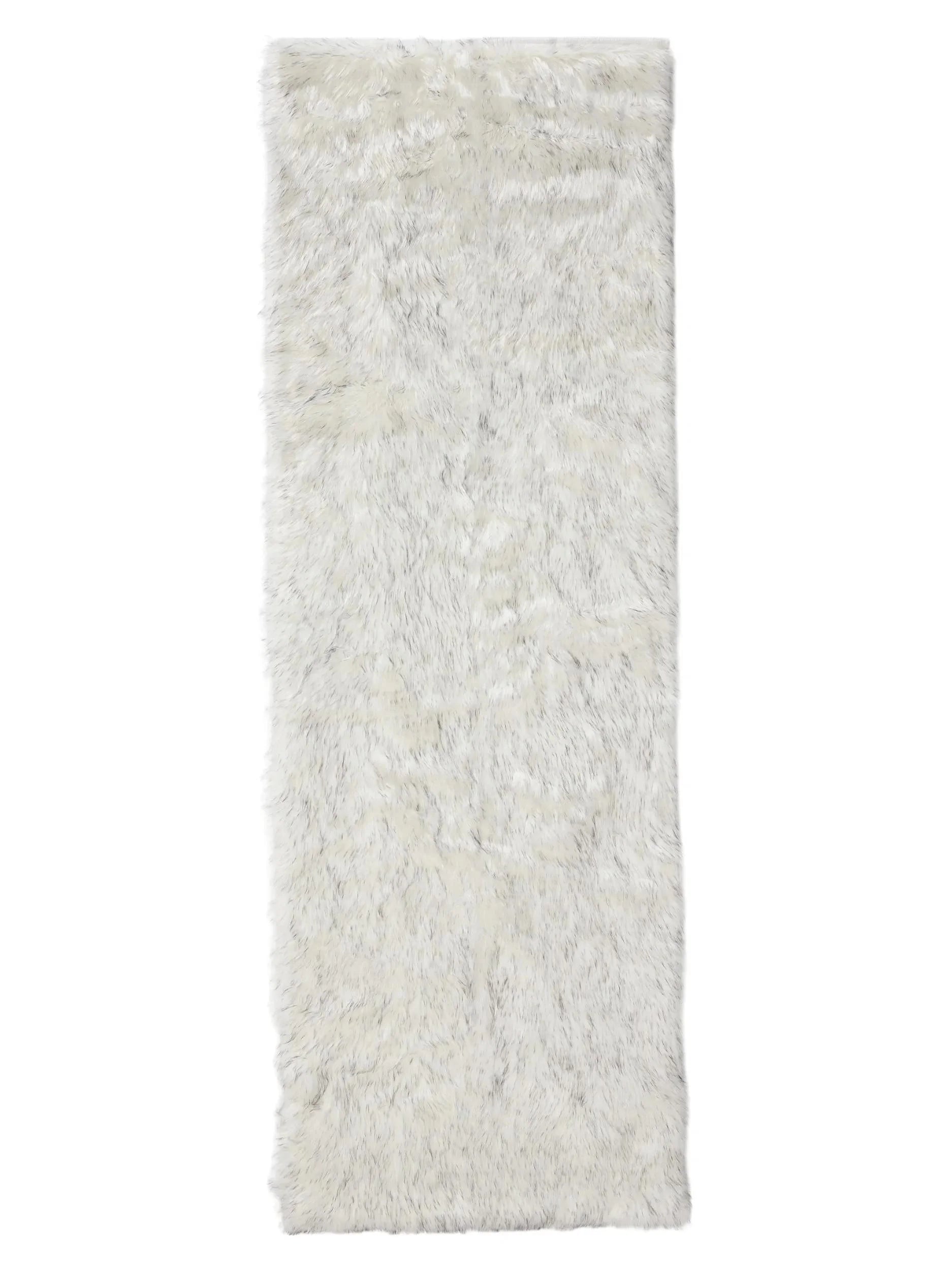 Covor Shaggy lavabil Nanuk Black/White