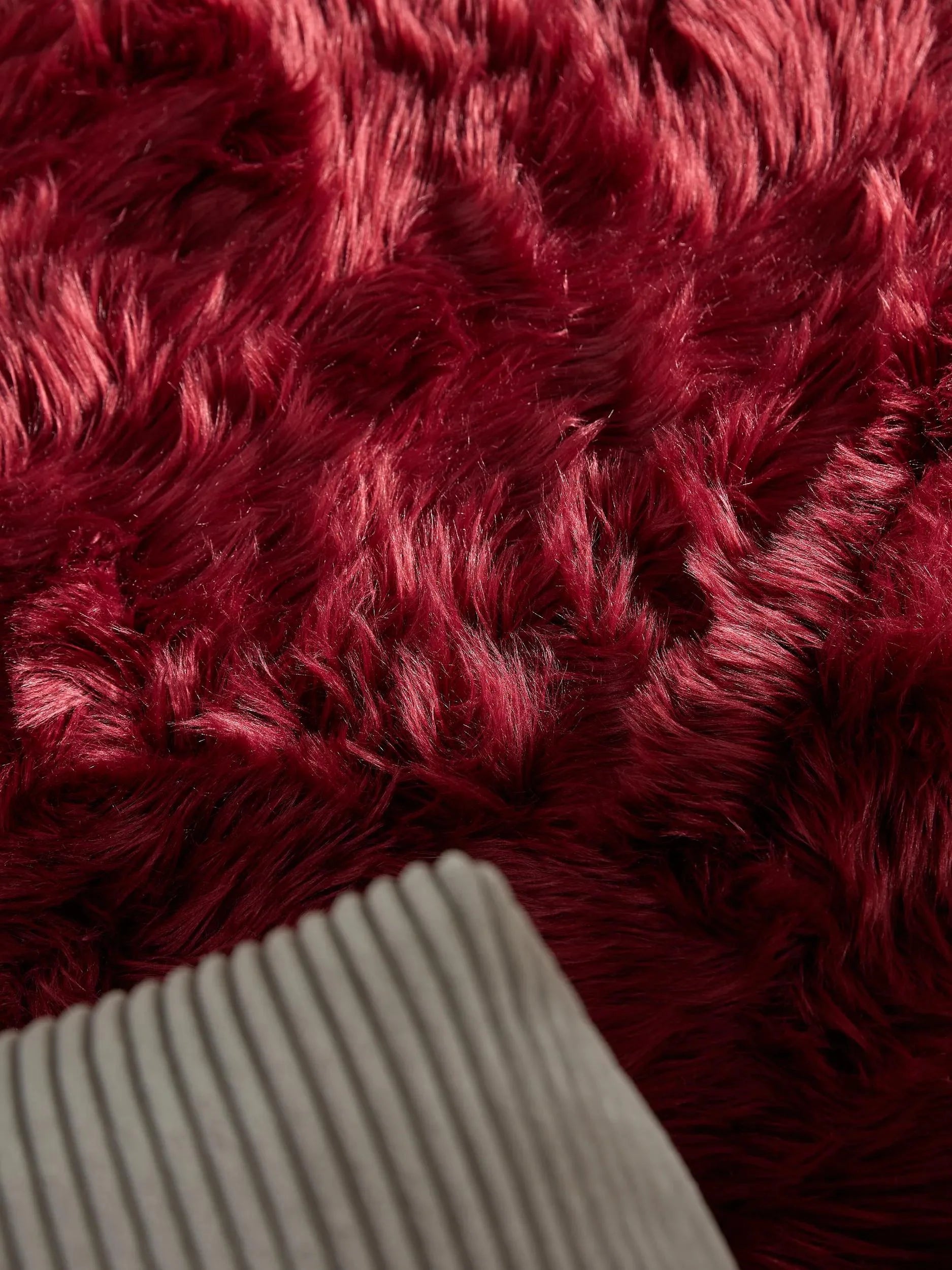 Covor Shaggy lavabil Nanuk Bordeaux