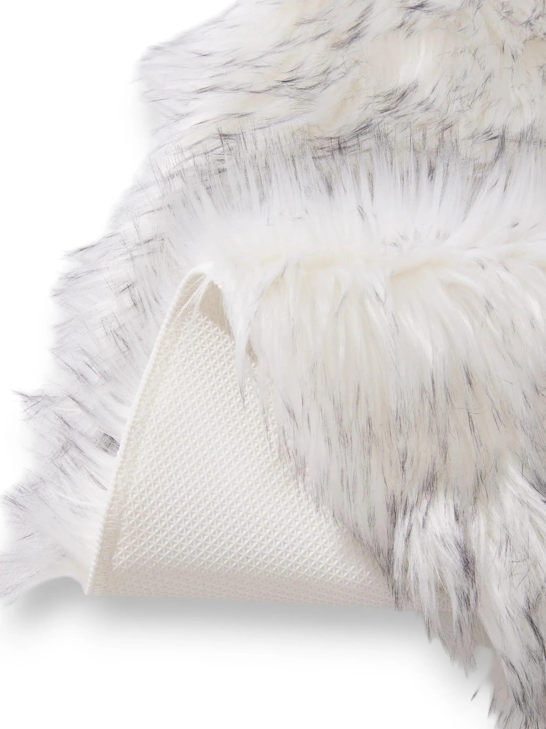 Covor Shaggy lavabil Nanuk Black/White