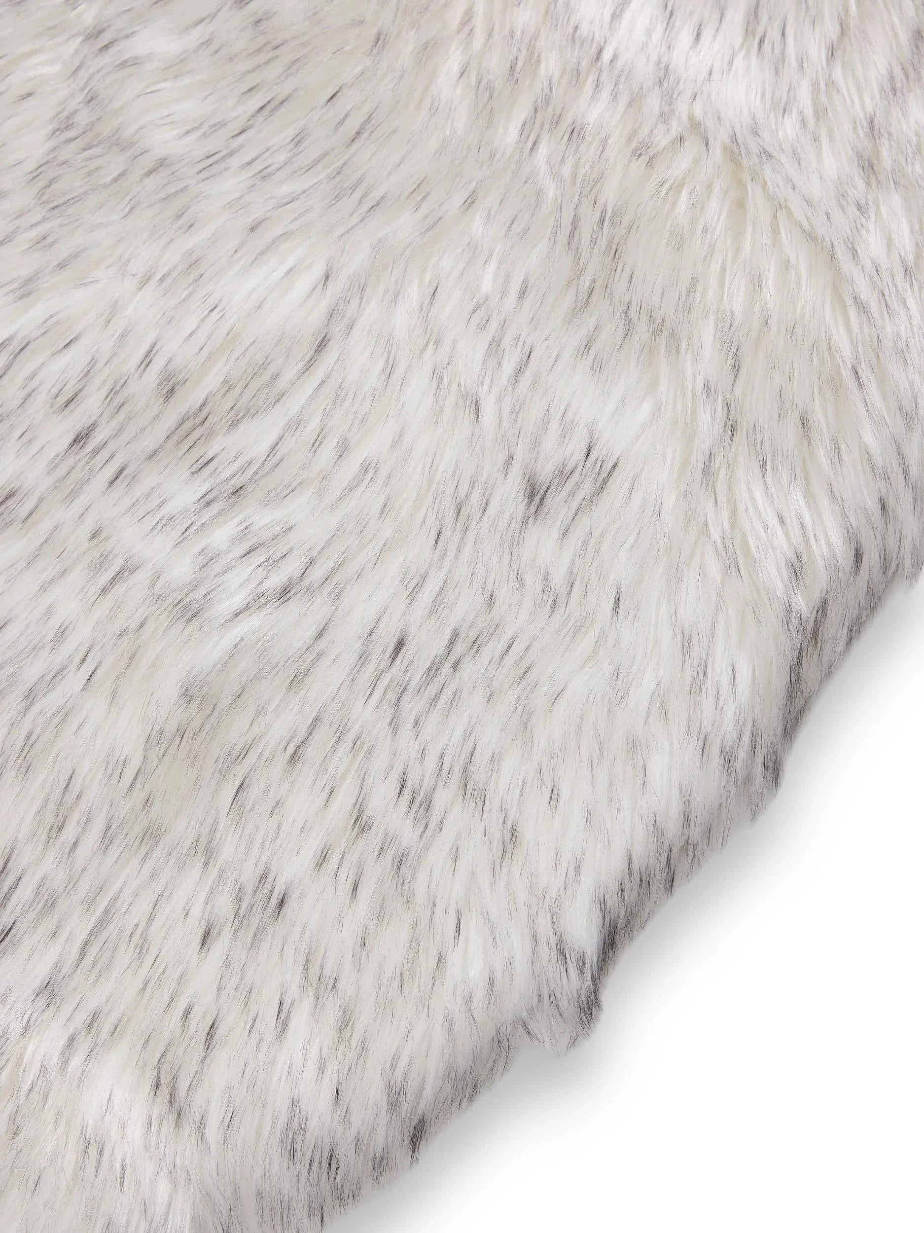 Covor Shaggy lavabil Nanuk Black/White