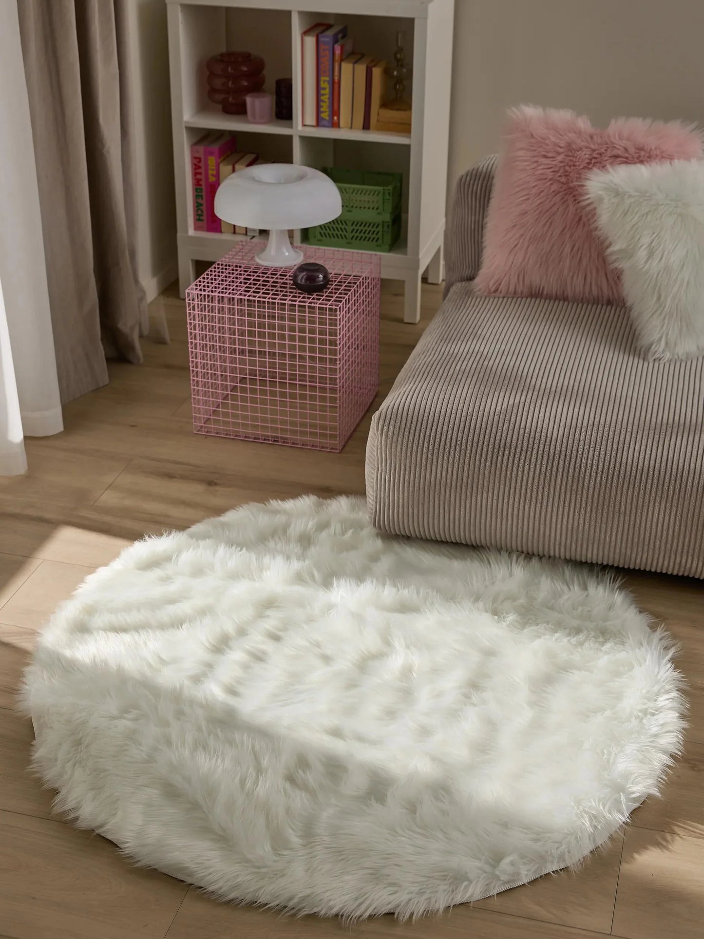 Covor Shaggy lavabil Nanuk White