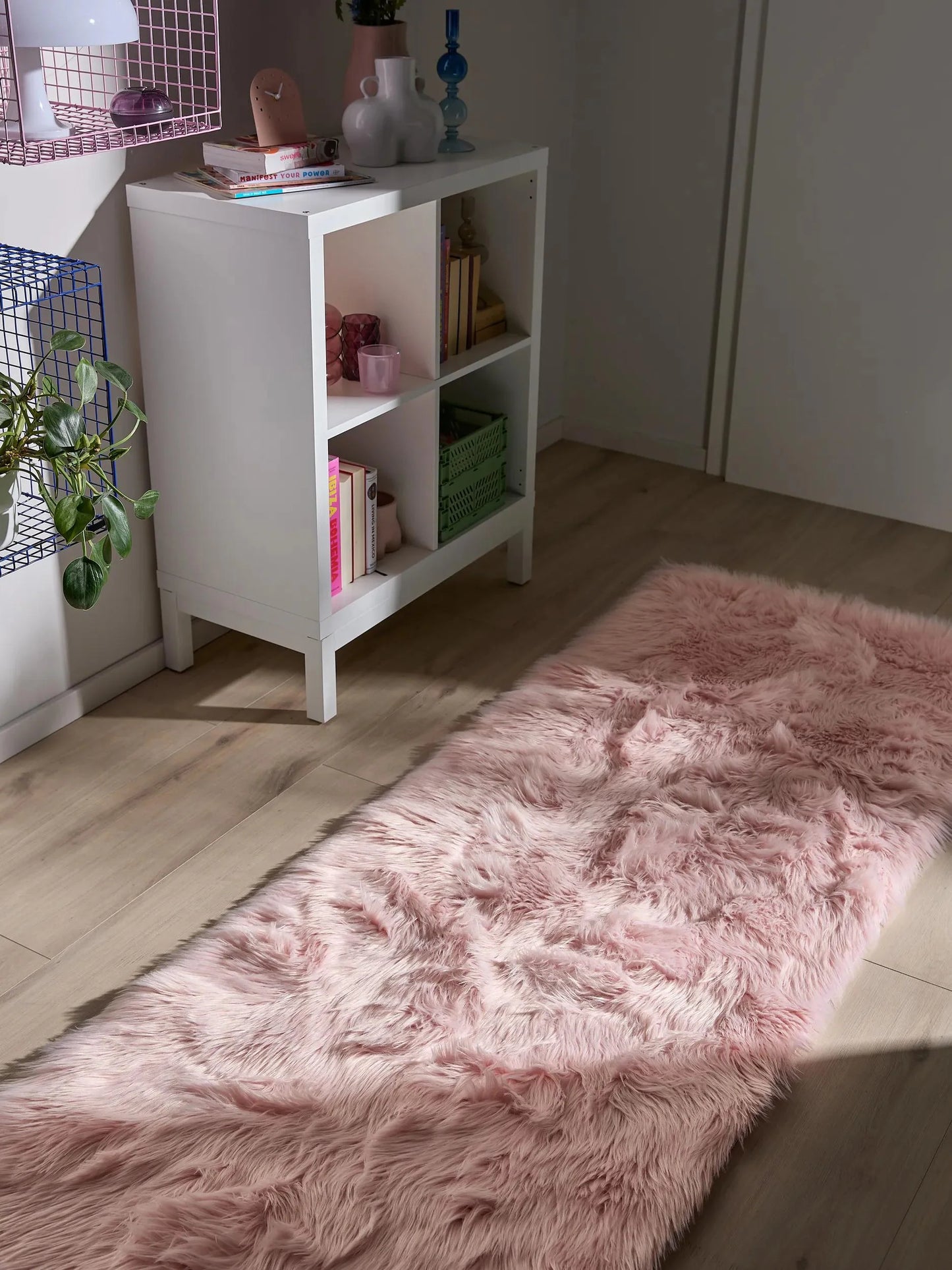 Covor Shaggy lavabil Nanuk Pink