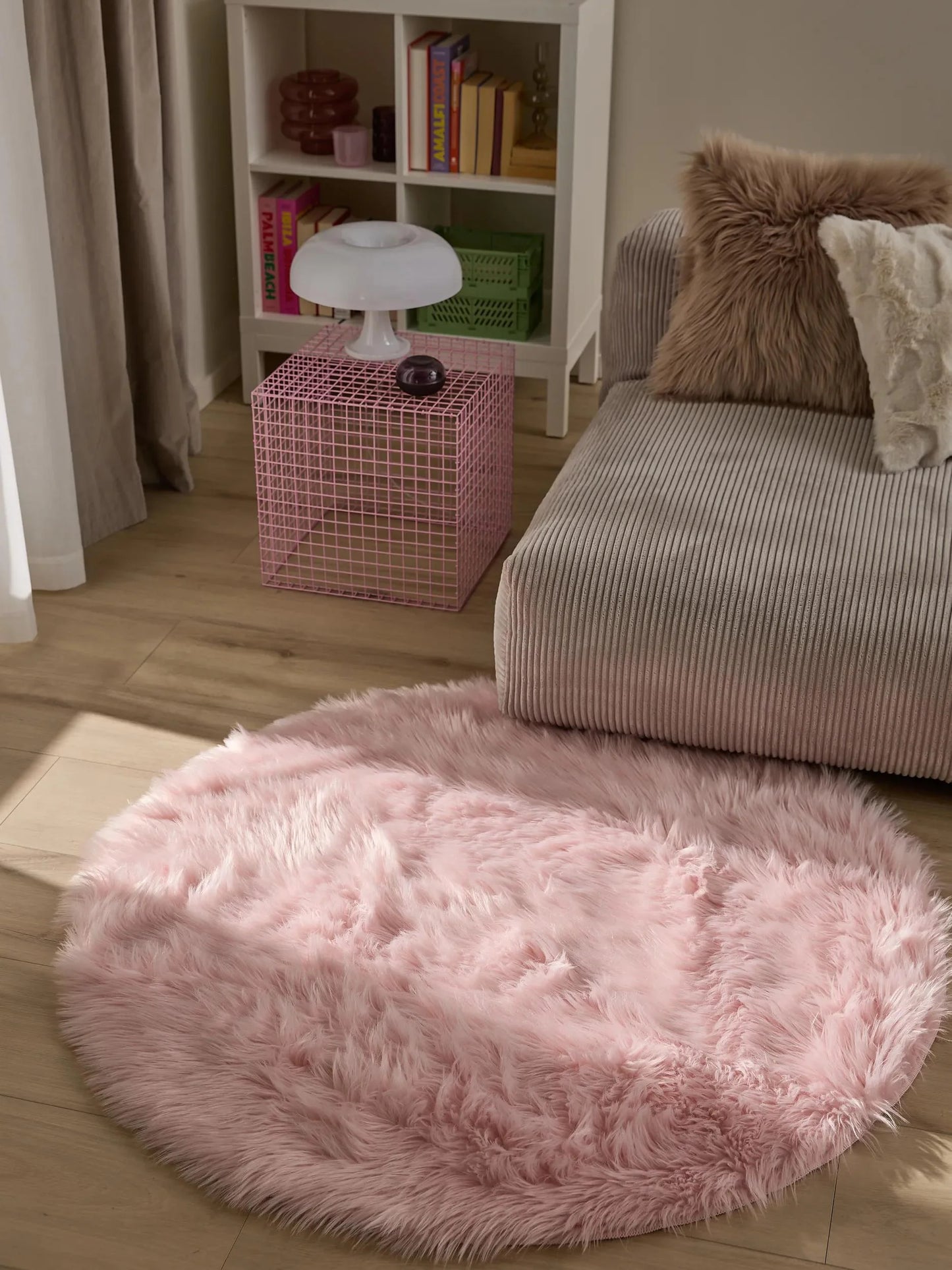 Covor Shaggy lavabil Nanuk Pink