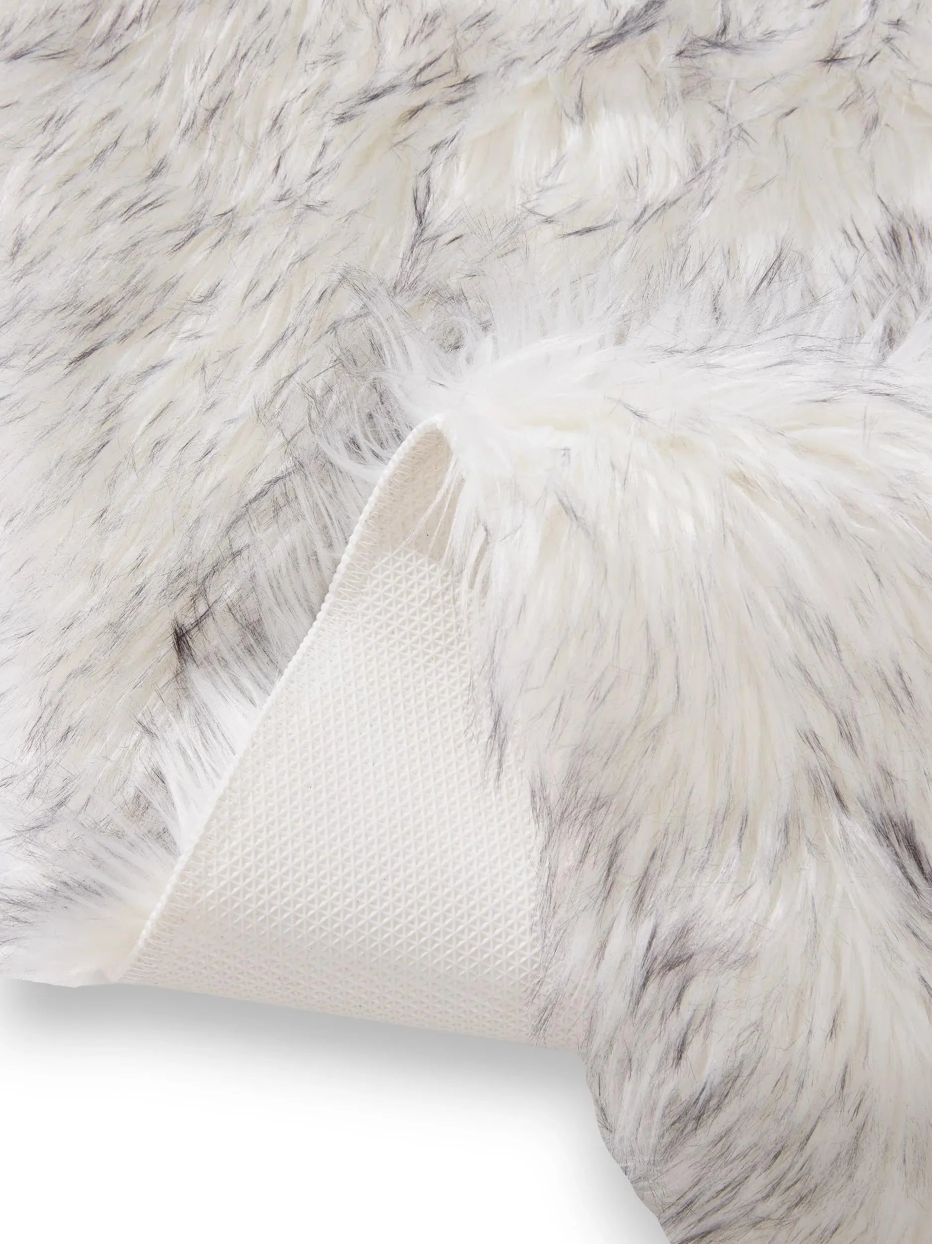 Covor Shaggy lavabil Nanuk Black/White