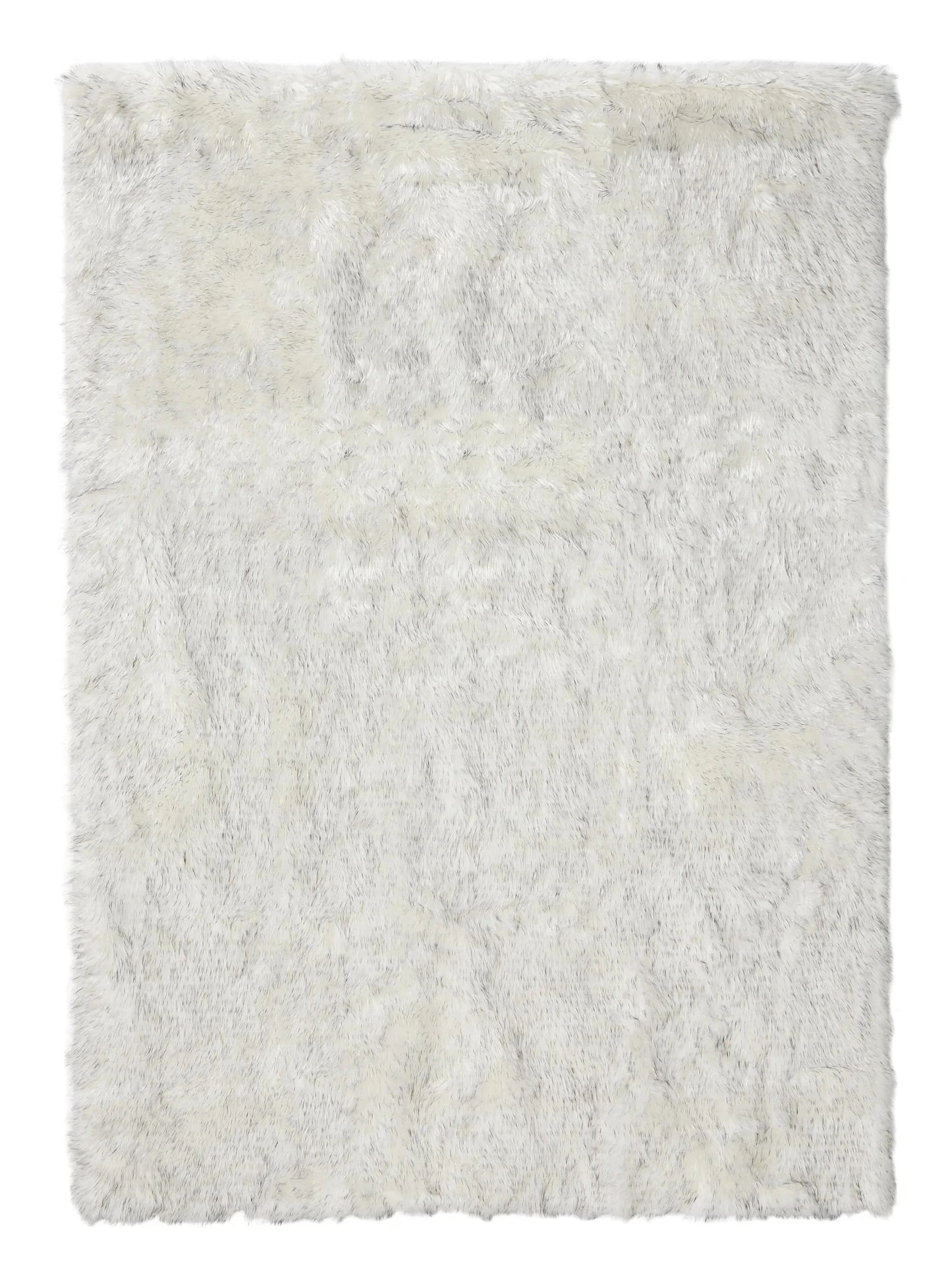 Covor Shaggy lavabil Nanuk Black/White
