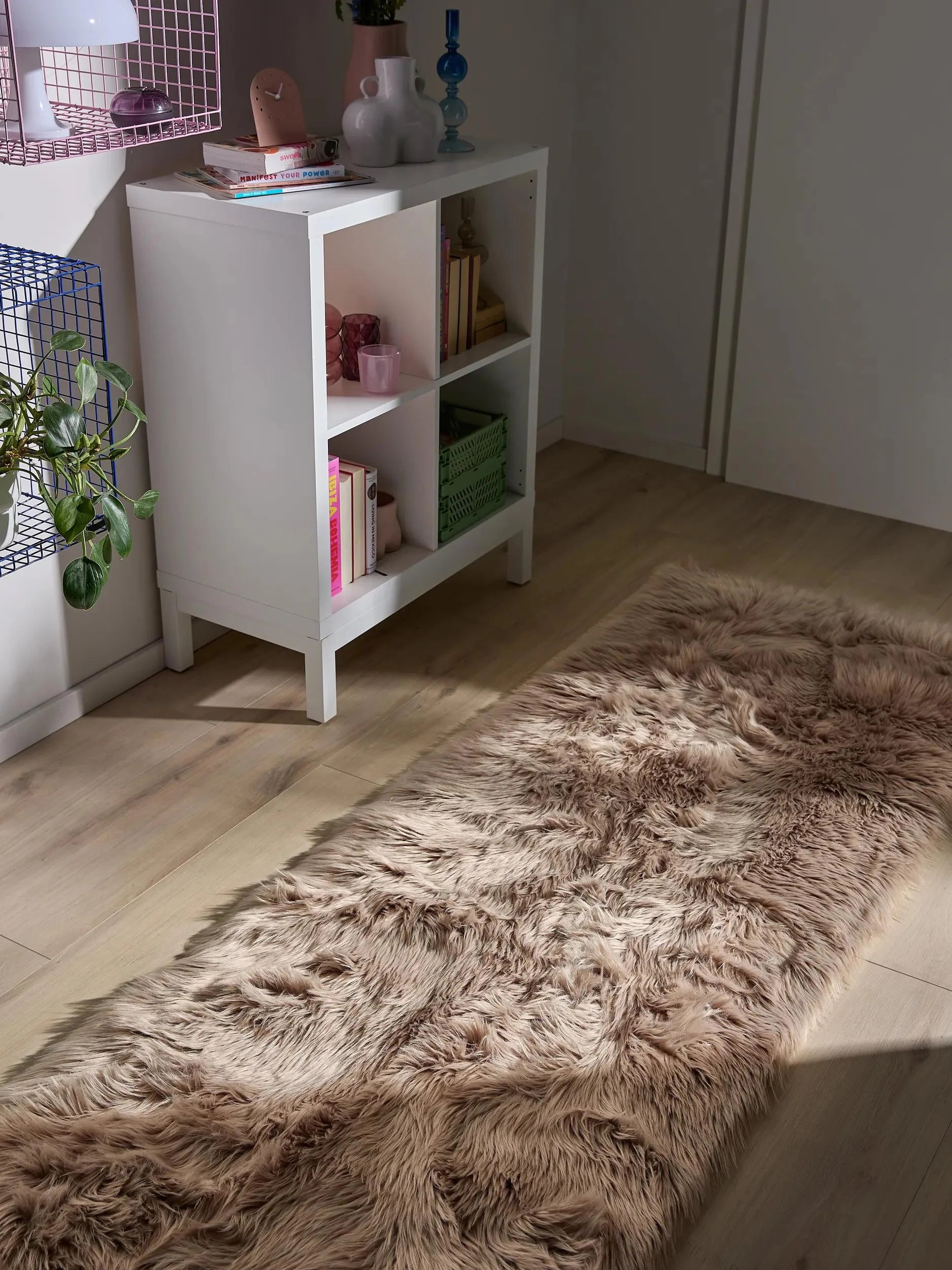 Covor Shaggy lavabil Nanuk Beige