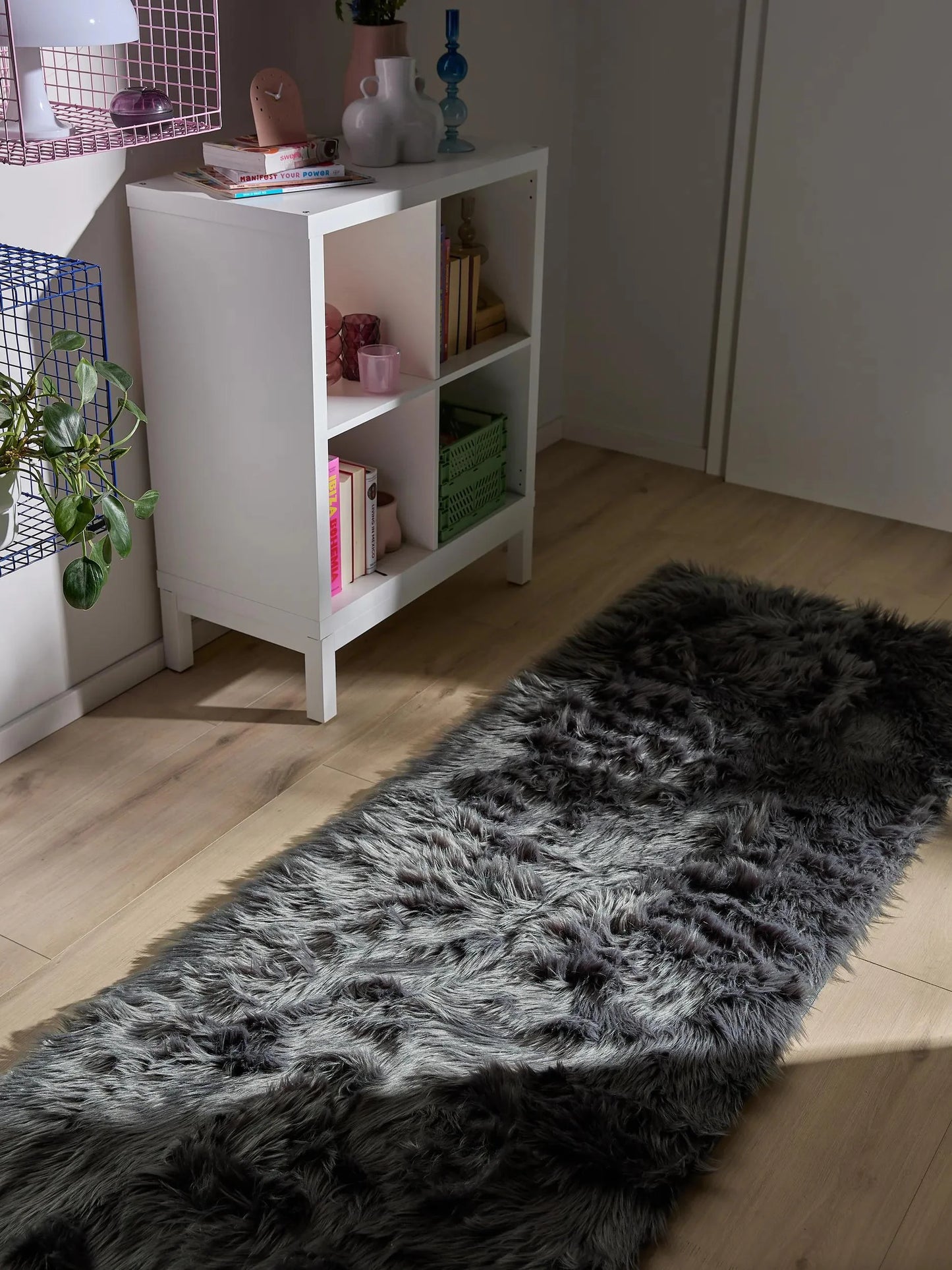 Covor Shaggy lavabil Nanuk Charcoal