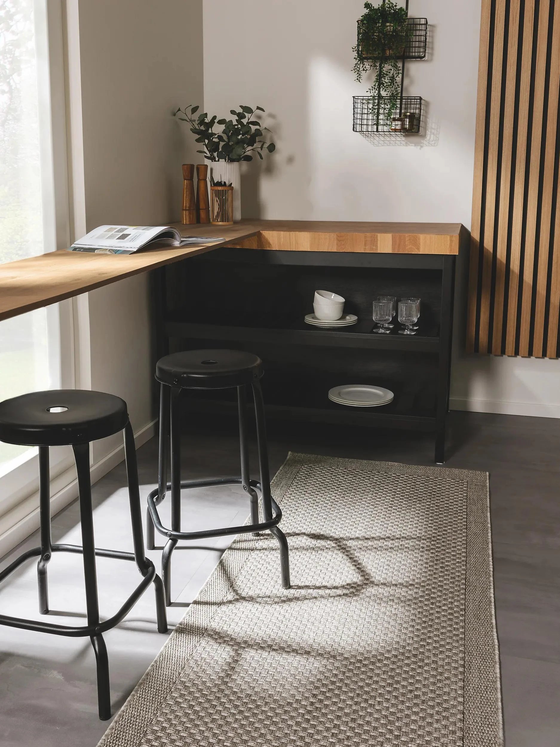Covoraș îngust/preș - interior/exterior Naoto Light Grey 