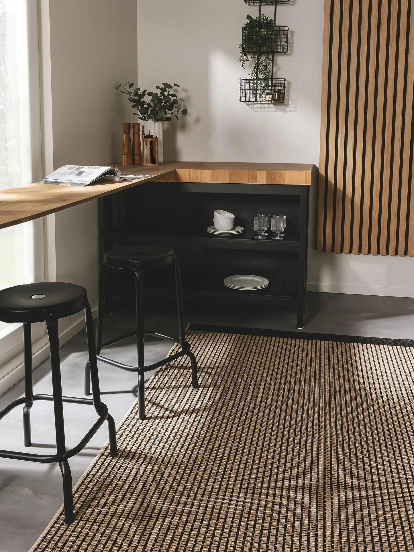 Covor interior/exterior Naoto Beige/Black 
