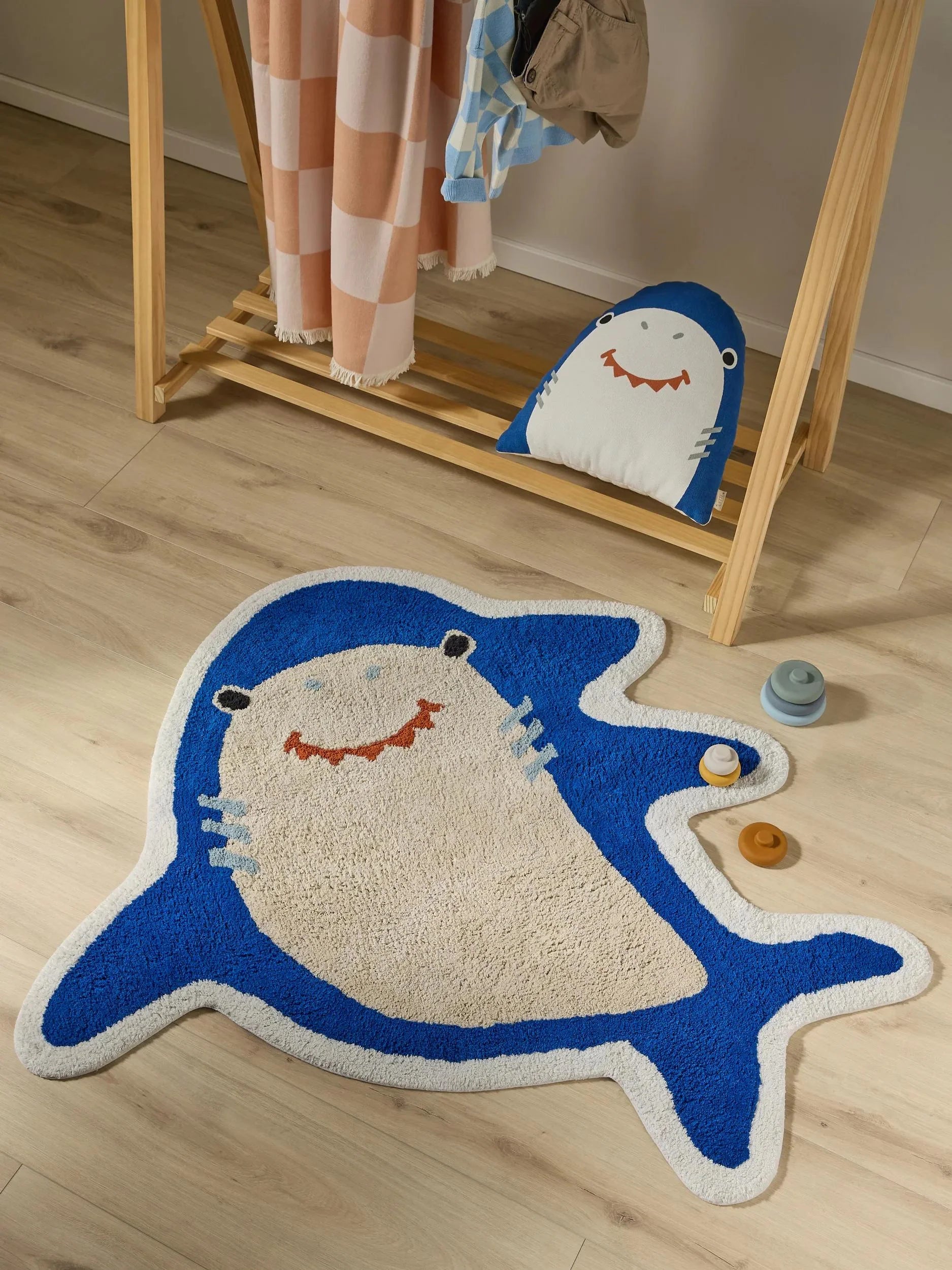 Washable Covor pentru copii Narius Blue
