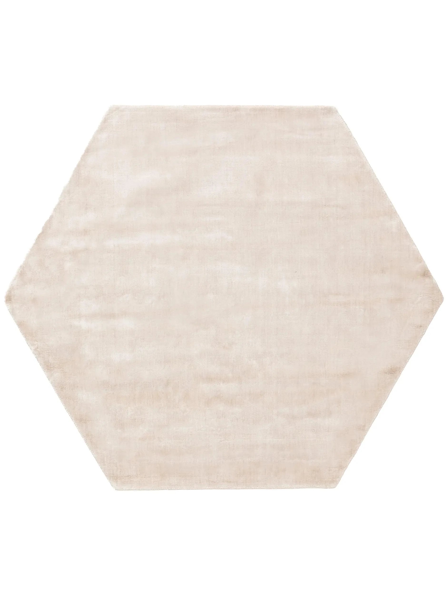 Covor din vâscoză Hexagon Nela Ivory 