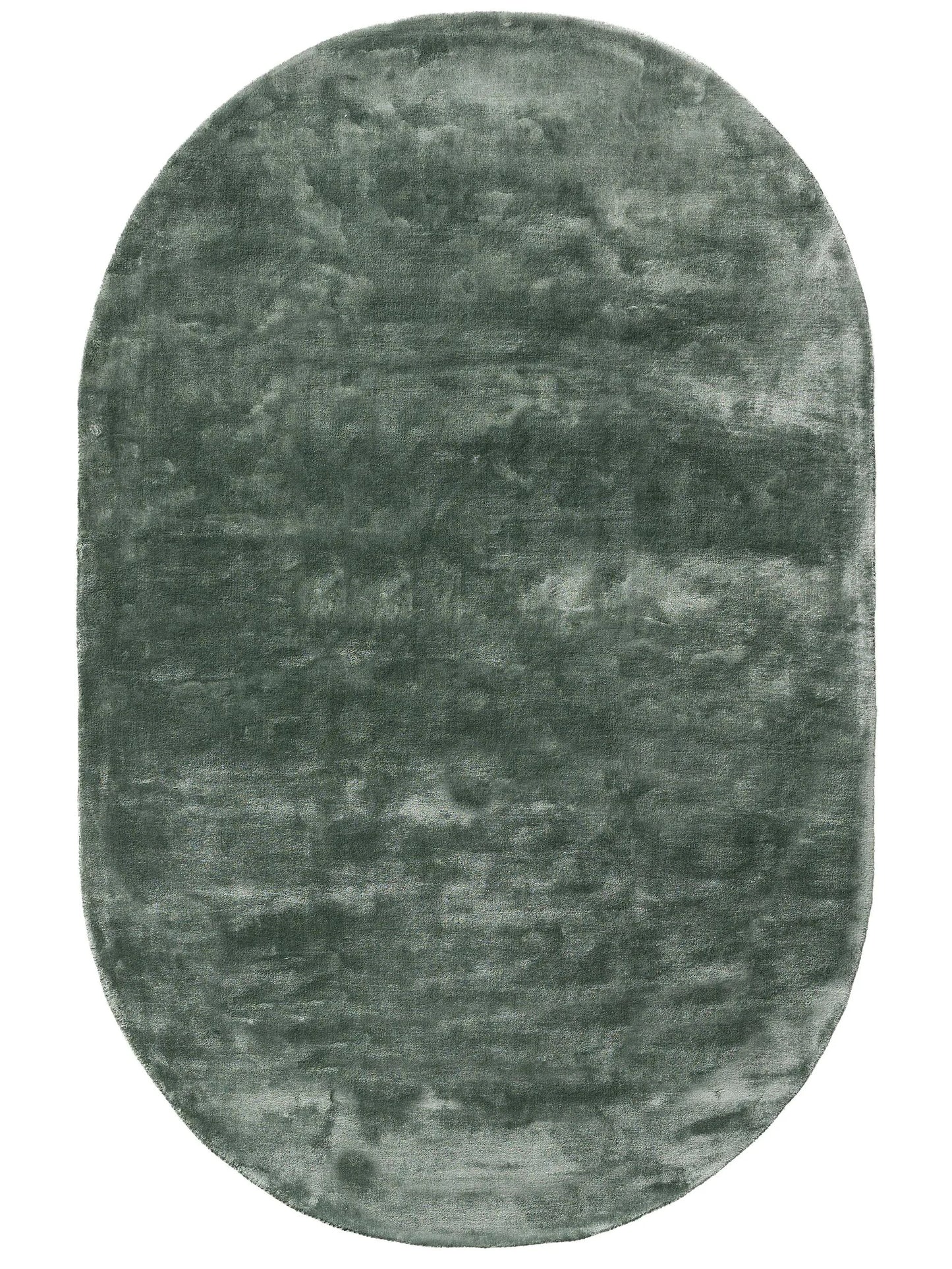 Covor din vâscoză Oval Nela Light Green 