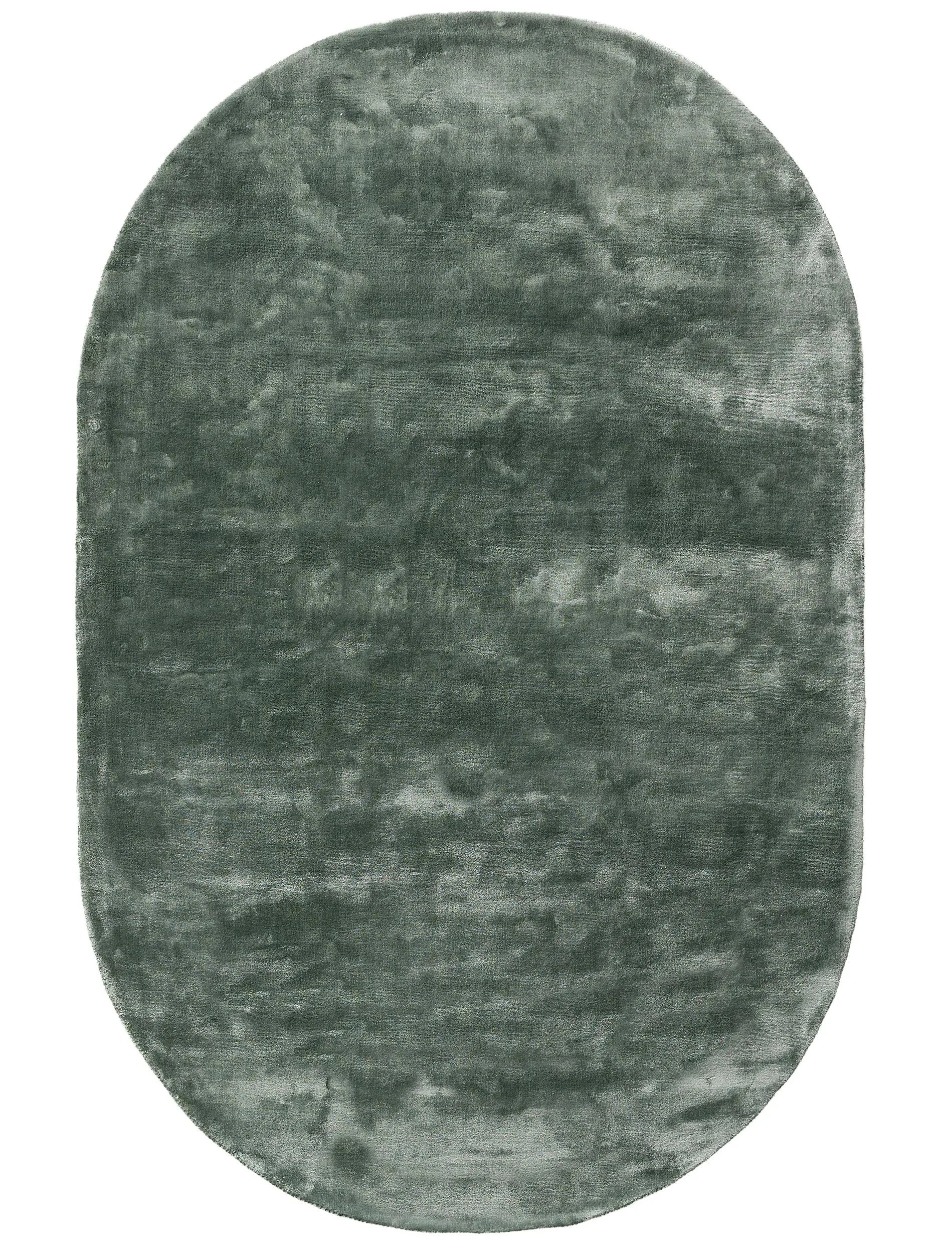 Covor din vâscoză Oval Nela Light Green 