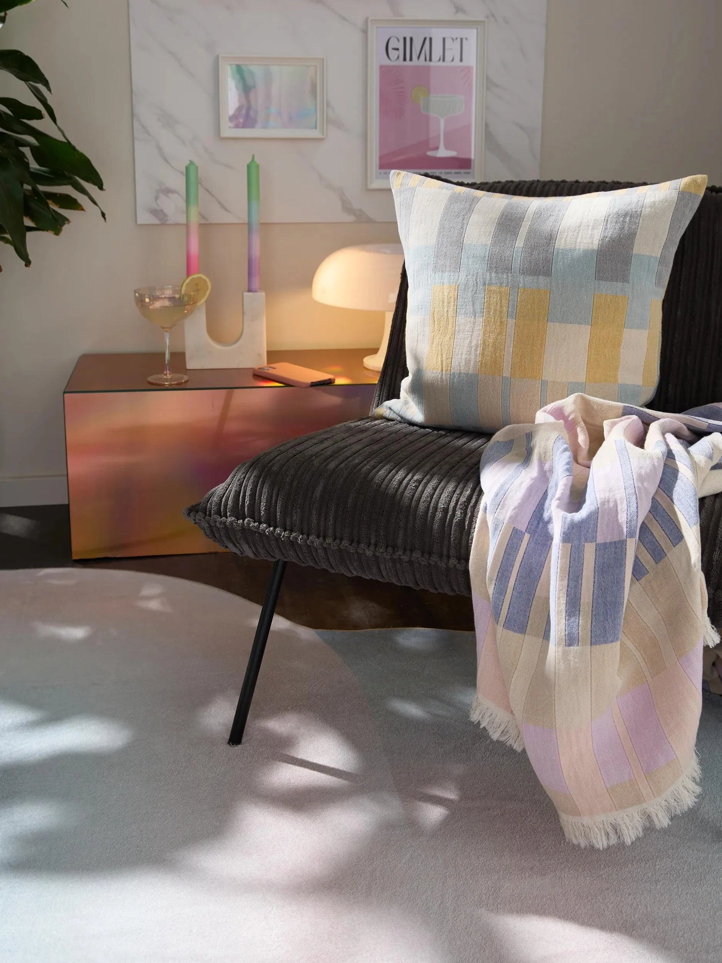 Față de pernă Nico Multicolour/Yellow 