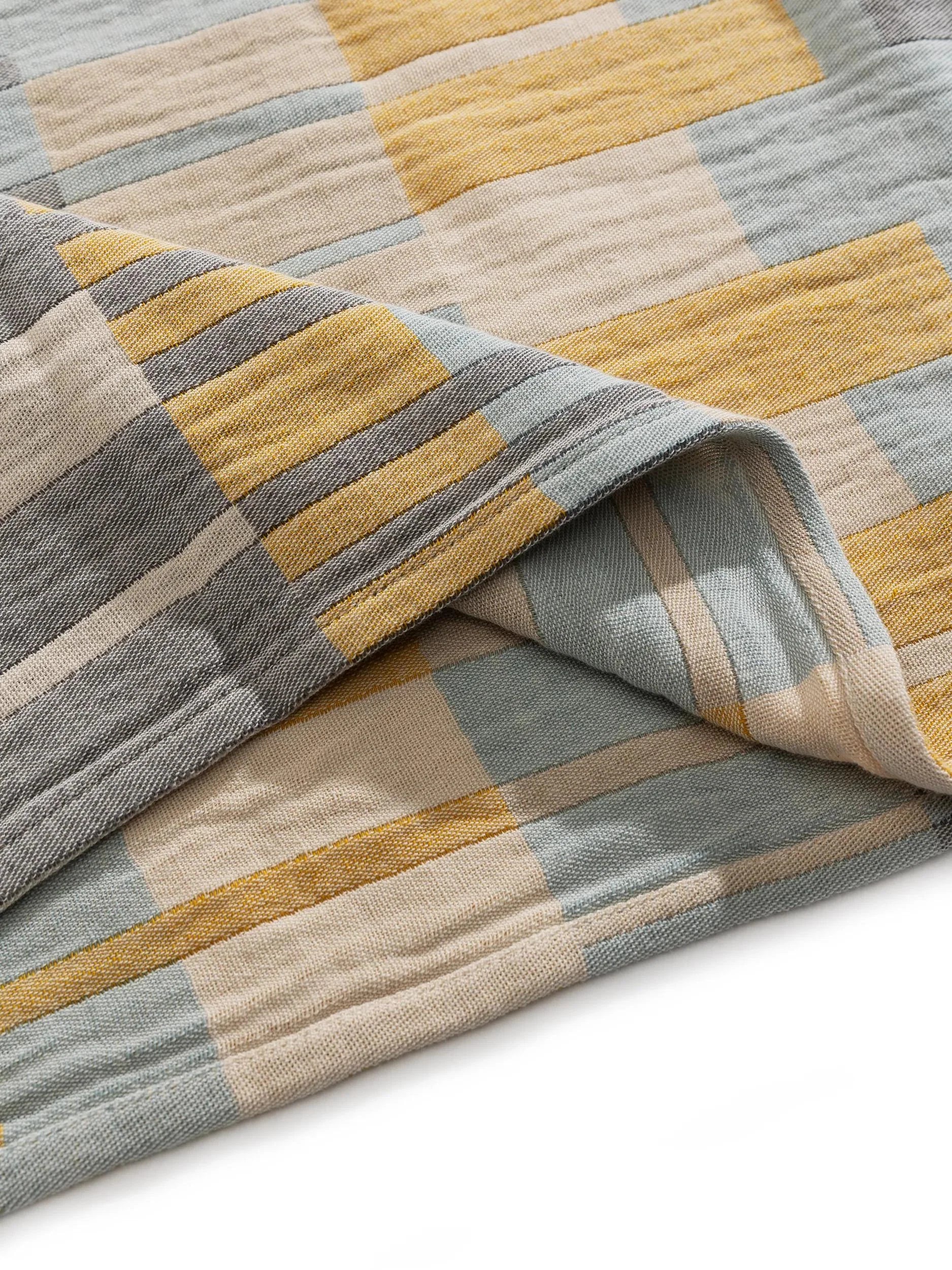 Cotton Pătură Nico Multicolour/Yellow