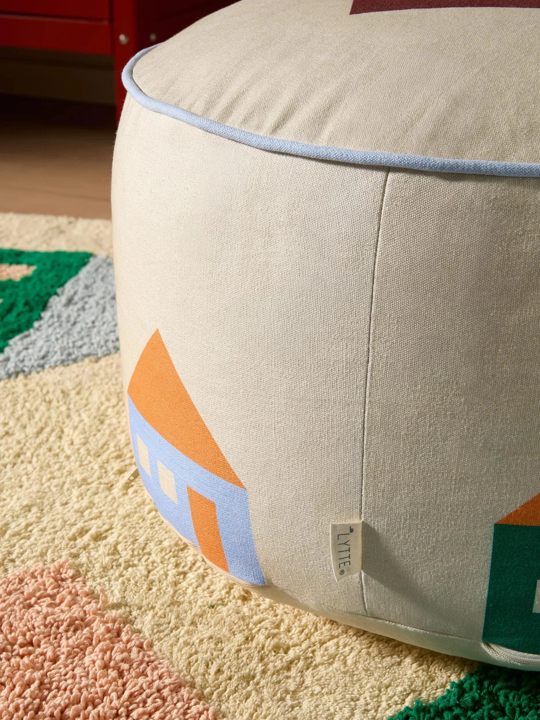 Pouf/taburet Niels Multicolour