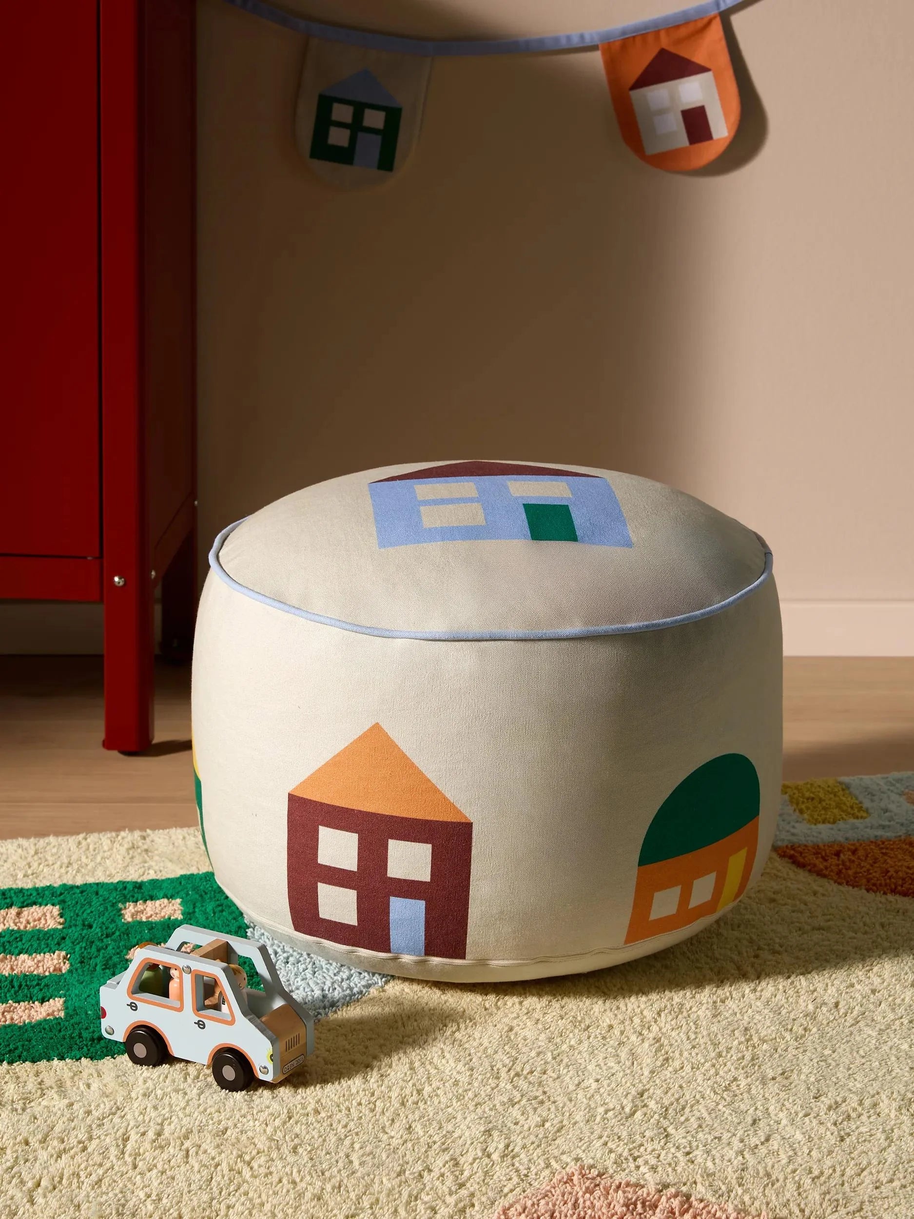 Pouf/taburet Niels Multicolour