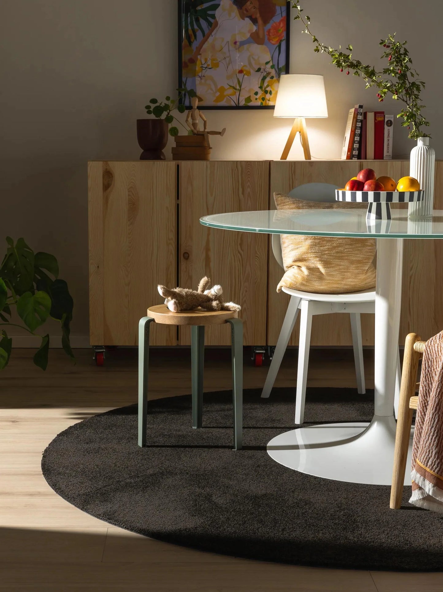 Covor lavabil Nina Charcoal 