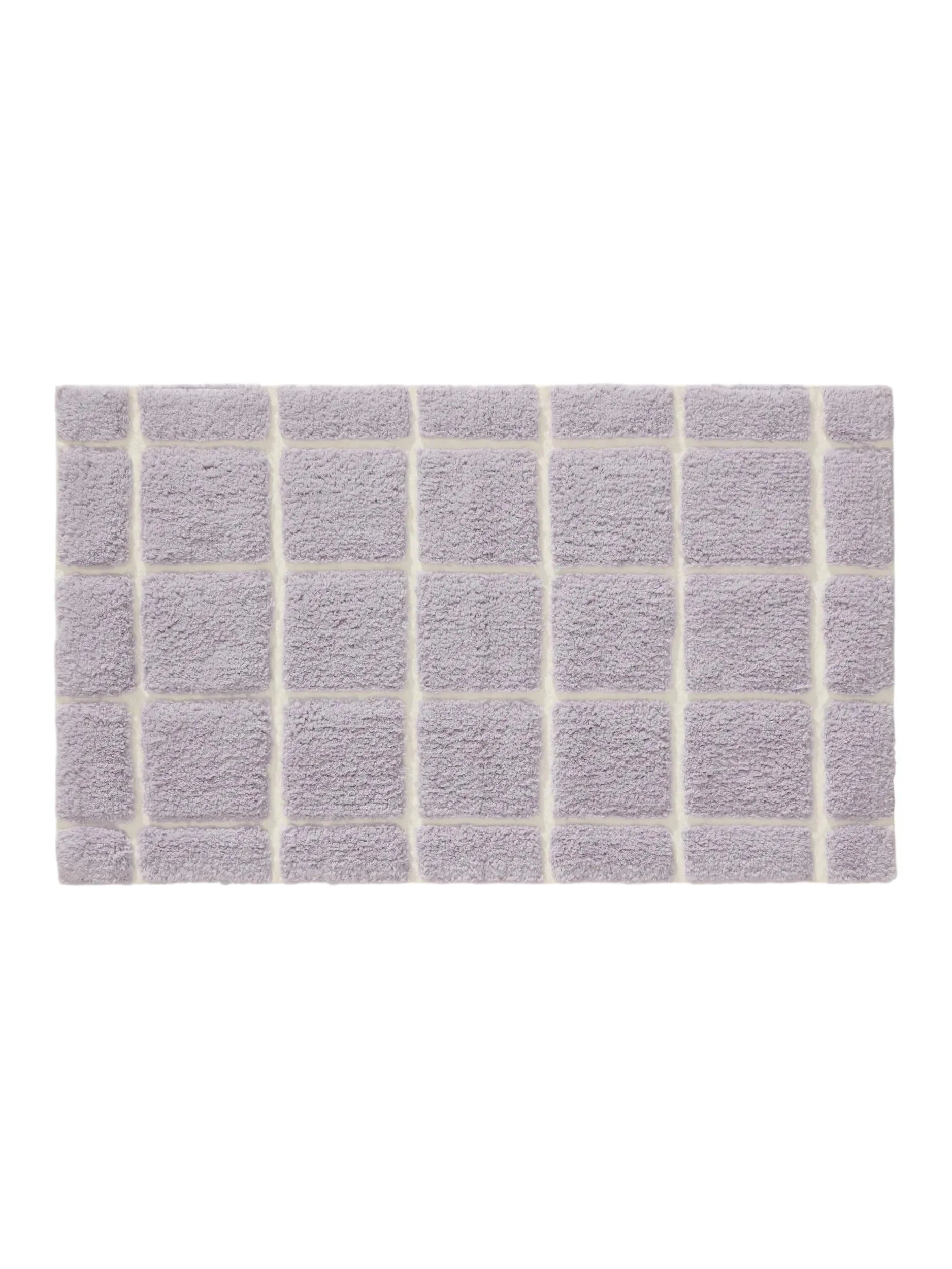 Covor de baie Noa Purple/White
