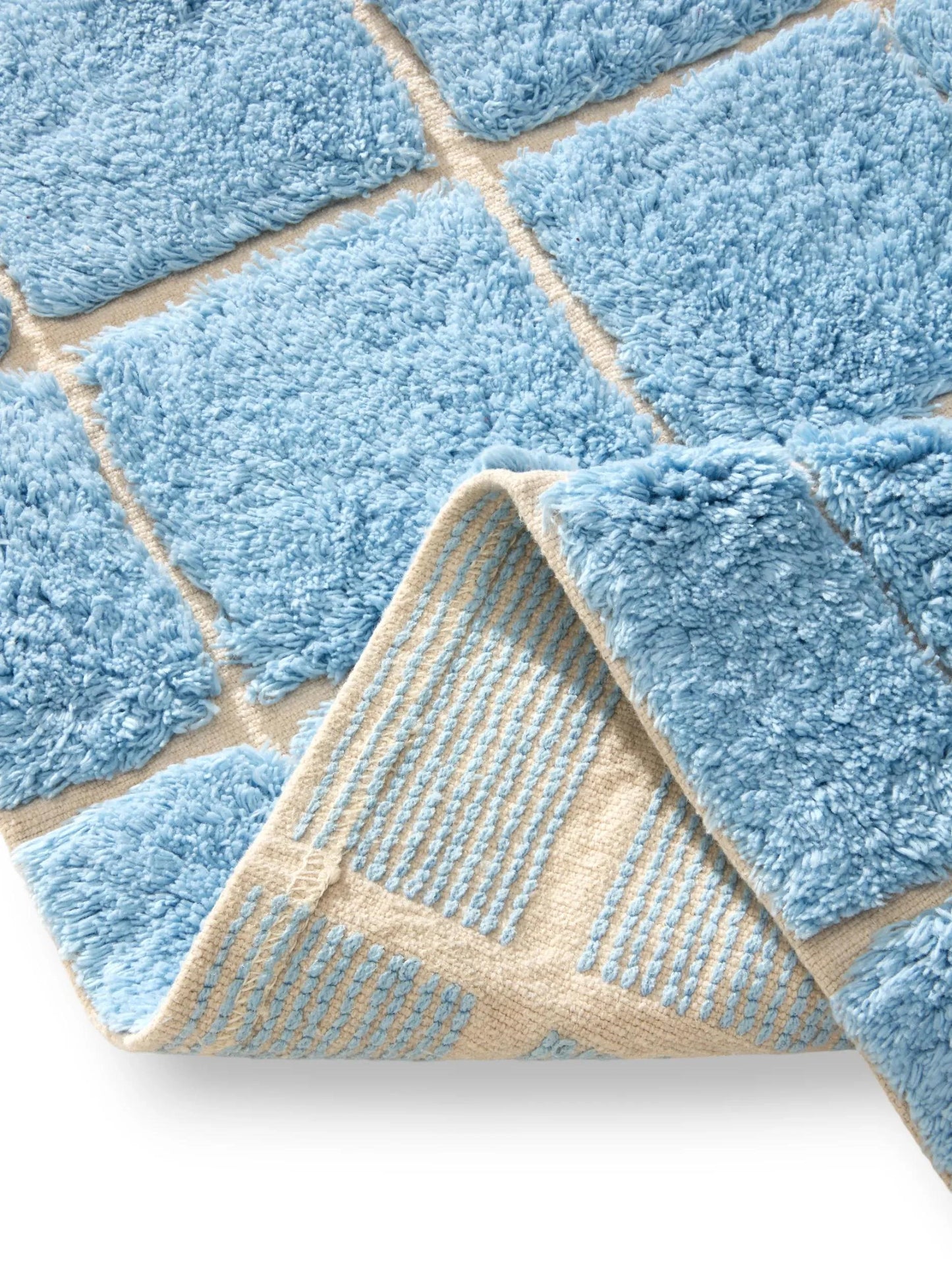 Covor de baie Noa Blue/Cream