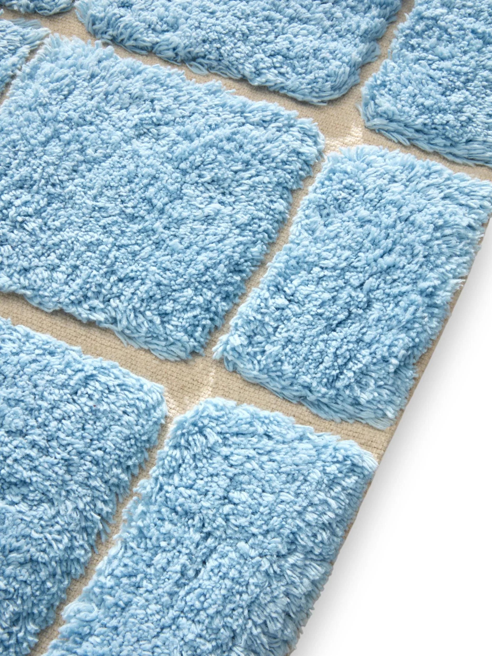 Covor de baie Noa Blue/Cream