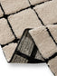 Covor de baie Noa Cream/Black