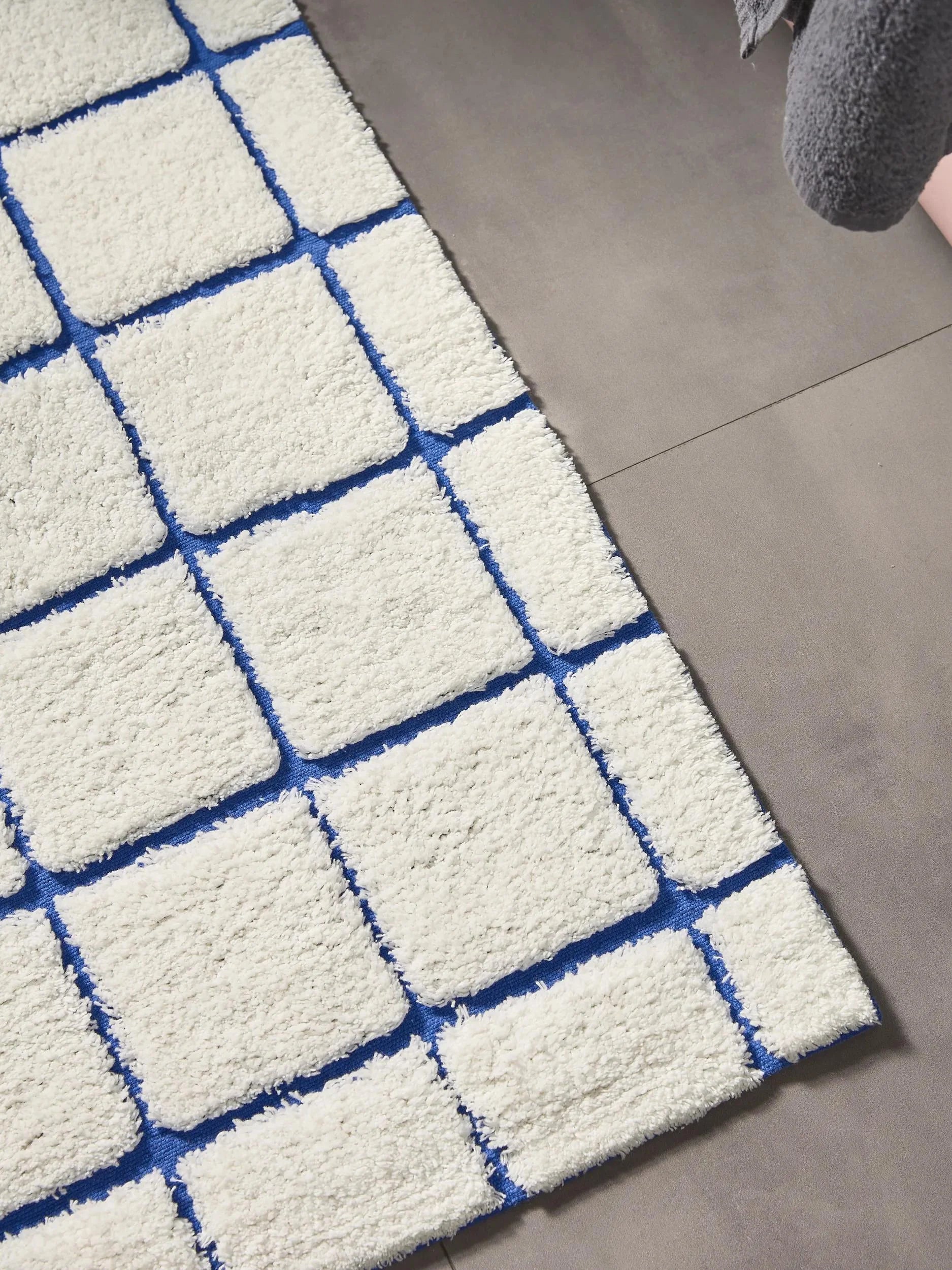 Covor de baie Noa Cream/Blue
