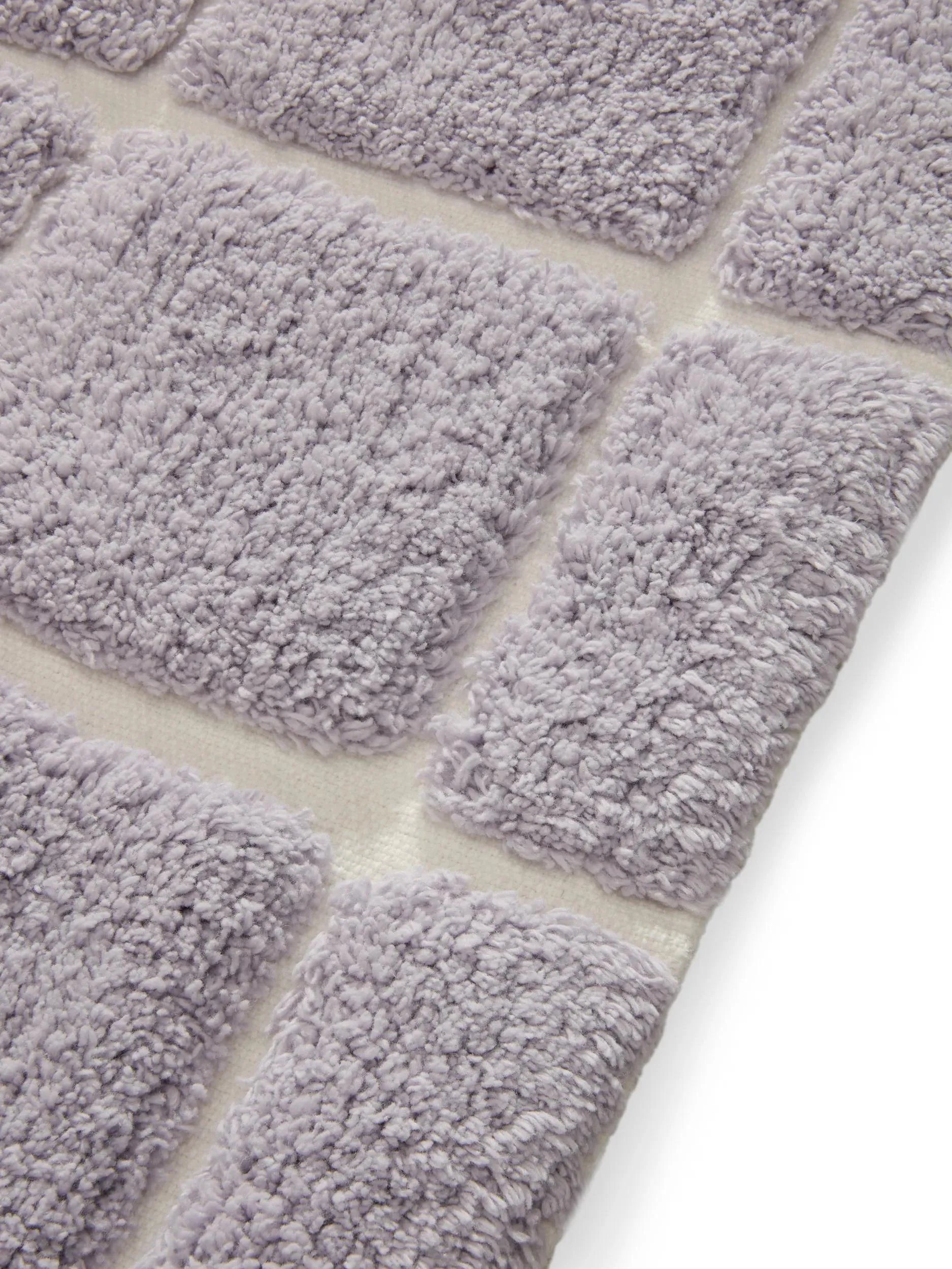 Covor de baie Noa Purple/White