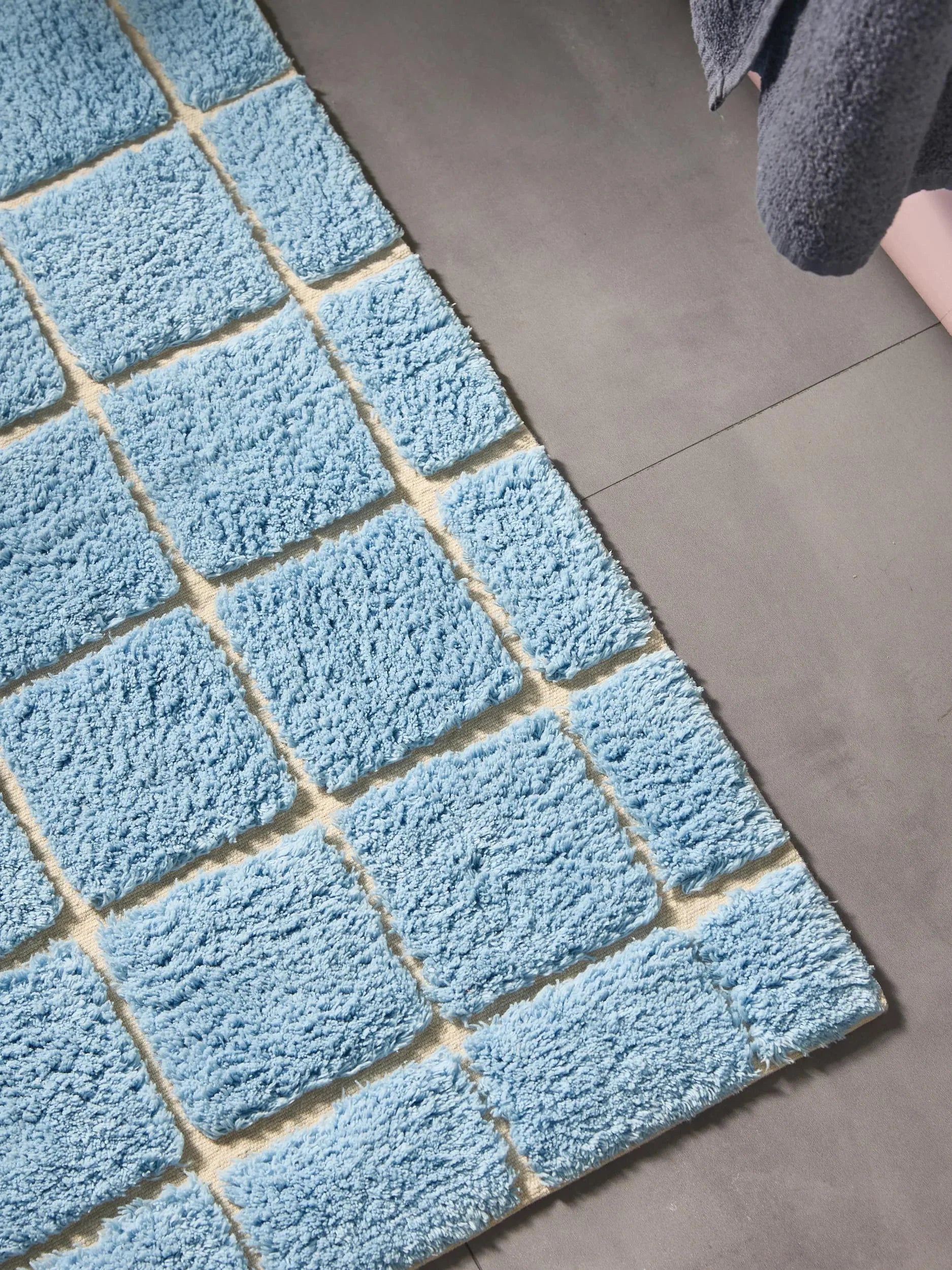 Covor de baie Noa Blue/Cream