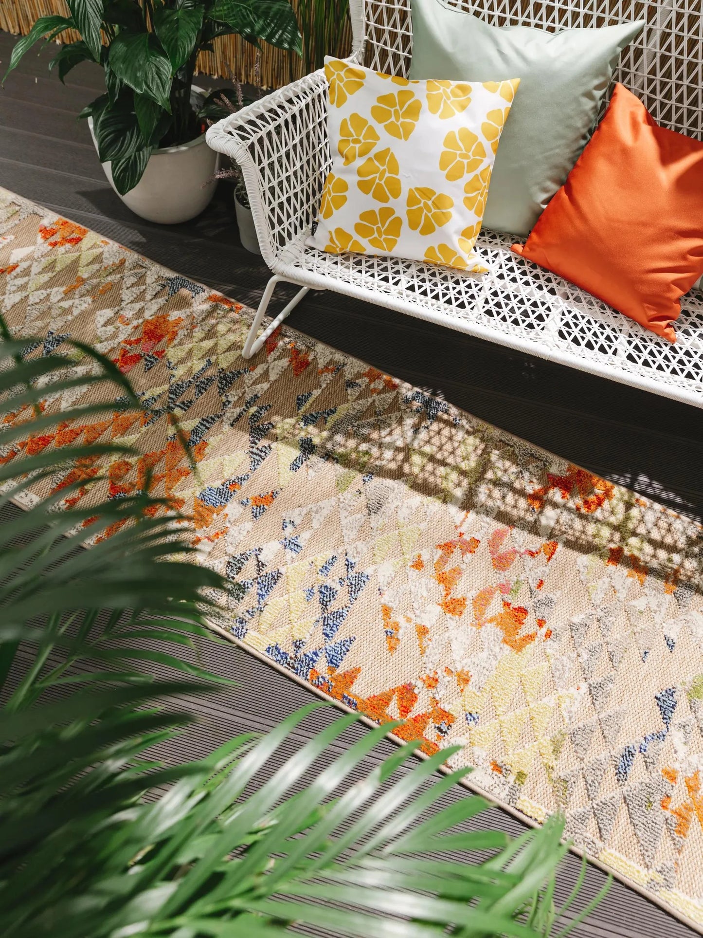 Covoraș îngust/preș - interior/exterior Noelia Multicolour