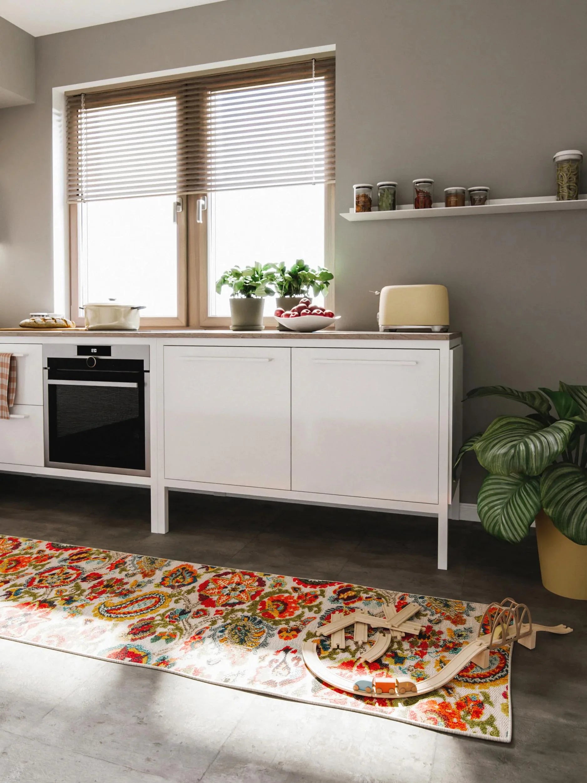 Covoraș îngust/preș - interior/exterior Noelia Multicolour